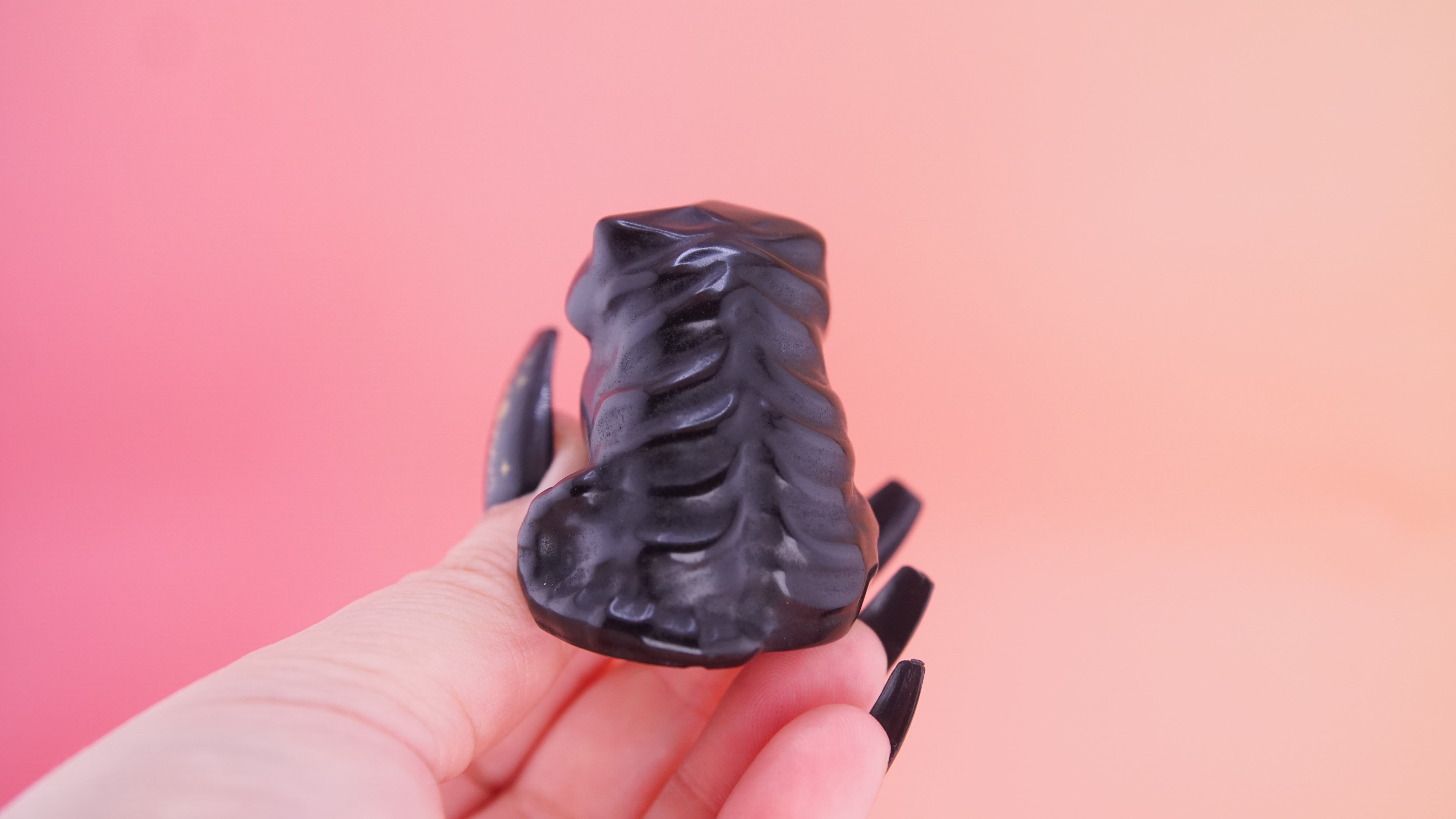 Demon Hunter Fandom Carving | Tiger Carving | Black Obsidian