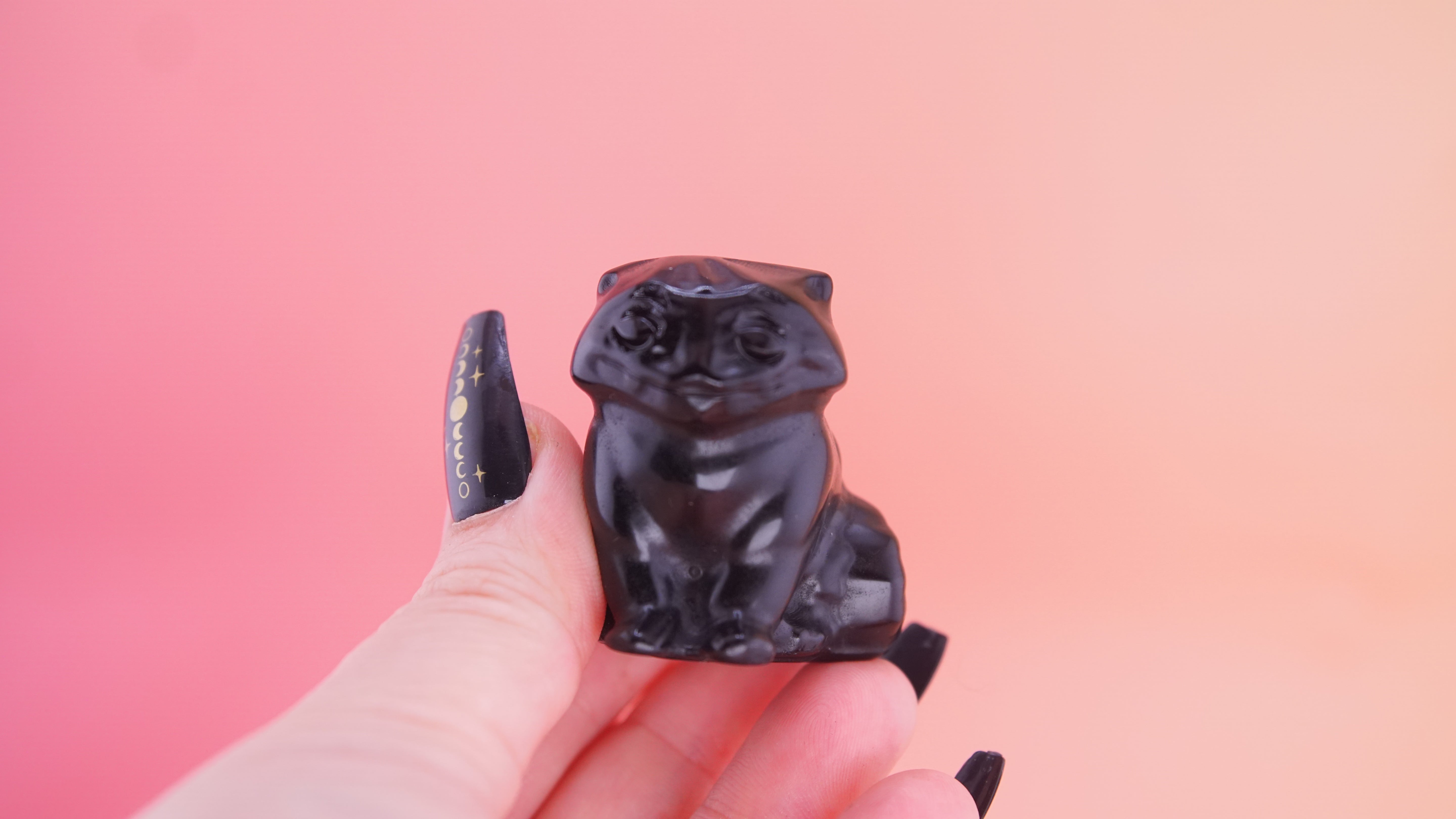 Demon Hunter Fandom Carving | Tiger Carving | Black Obsidian