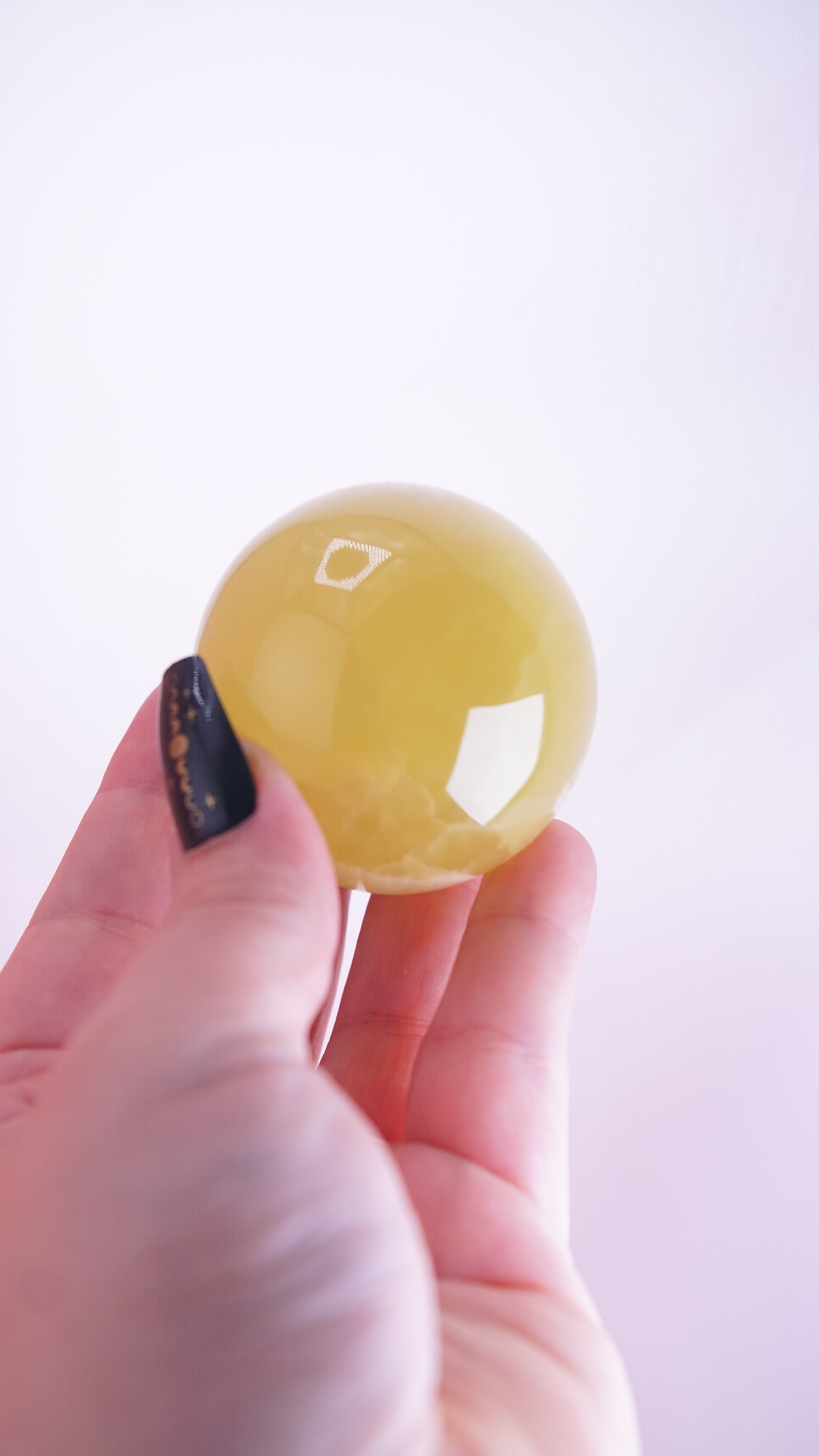 Lemon Calcite Sphere From Pakistan