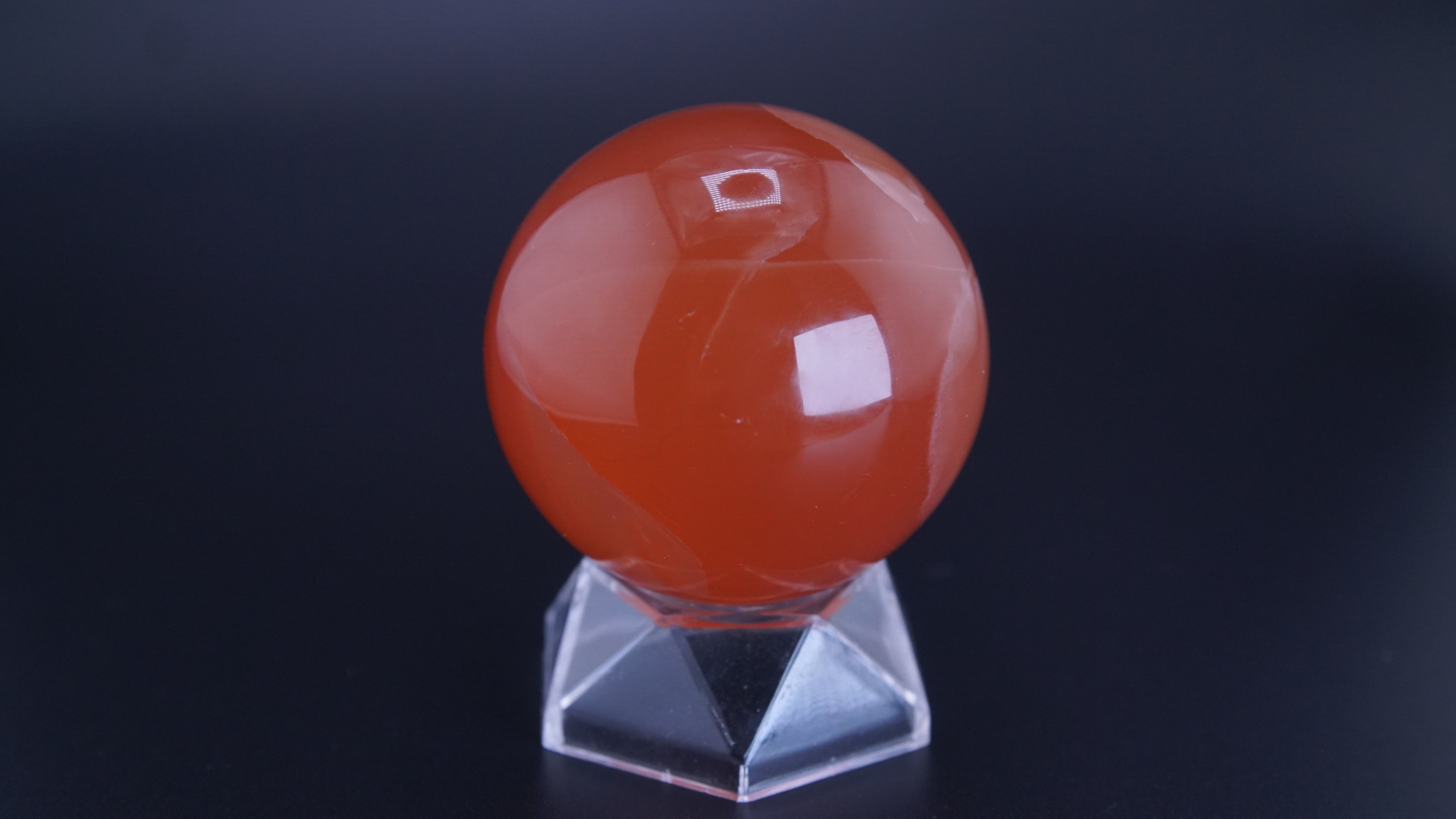 Honey Calcite Sphere From Pakistan