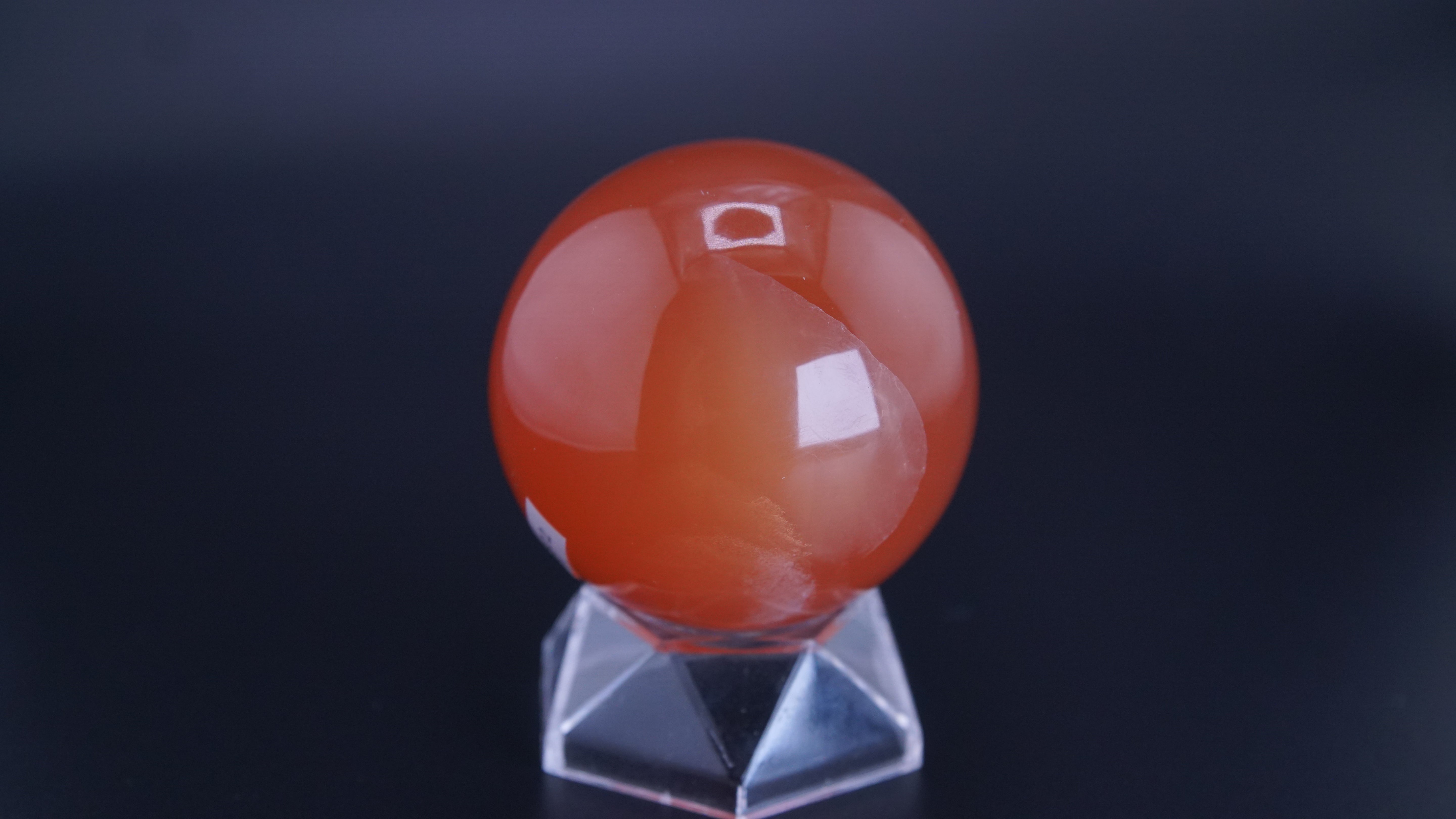 Honey Calcite Sphere From Pakistan