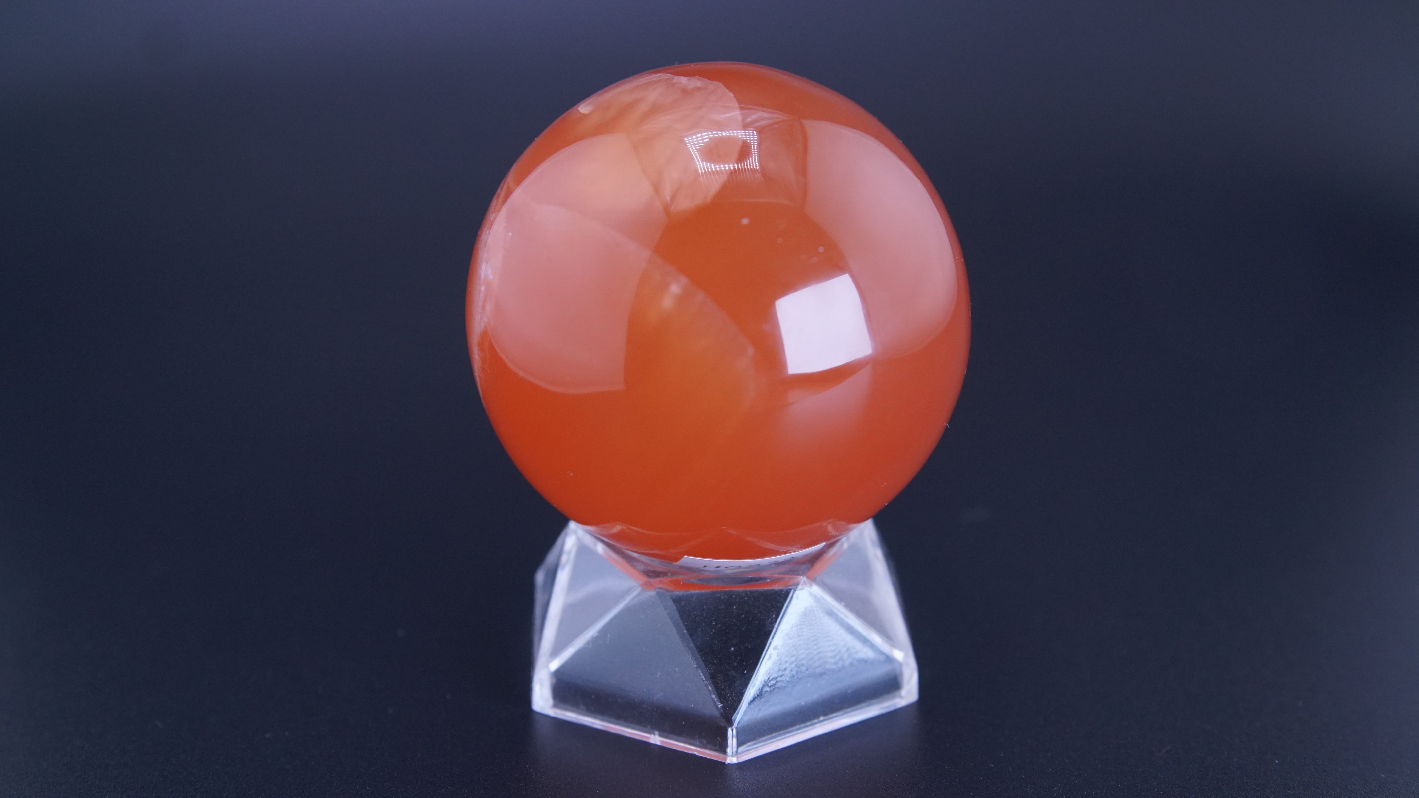 Honey Calcite Sphere From Pakistan