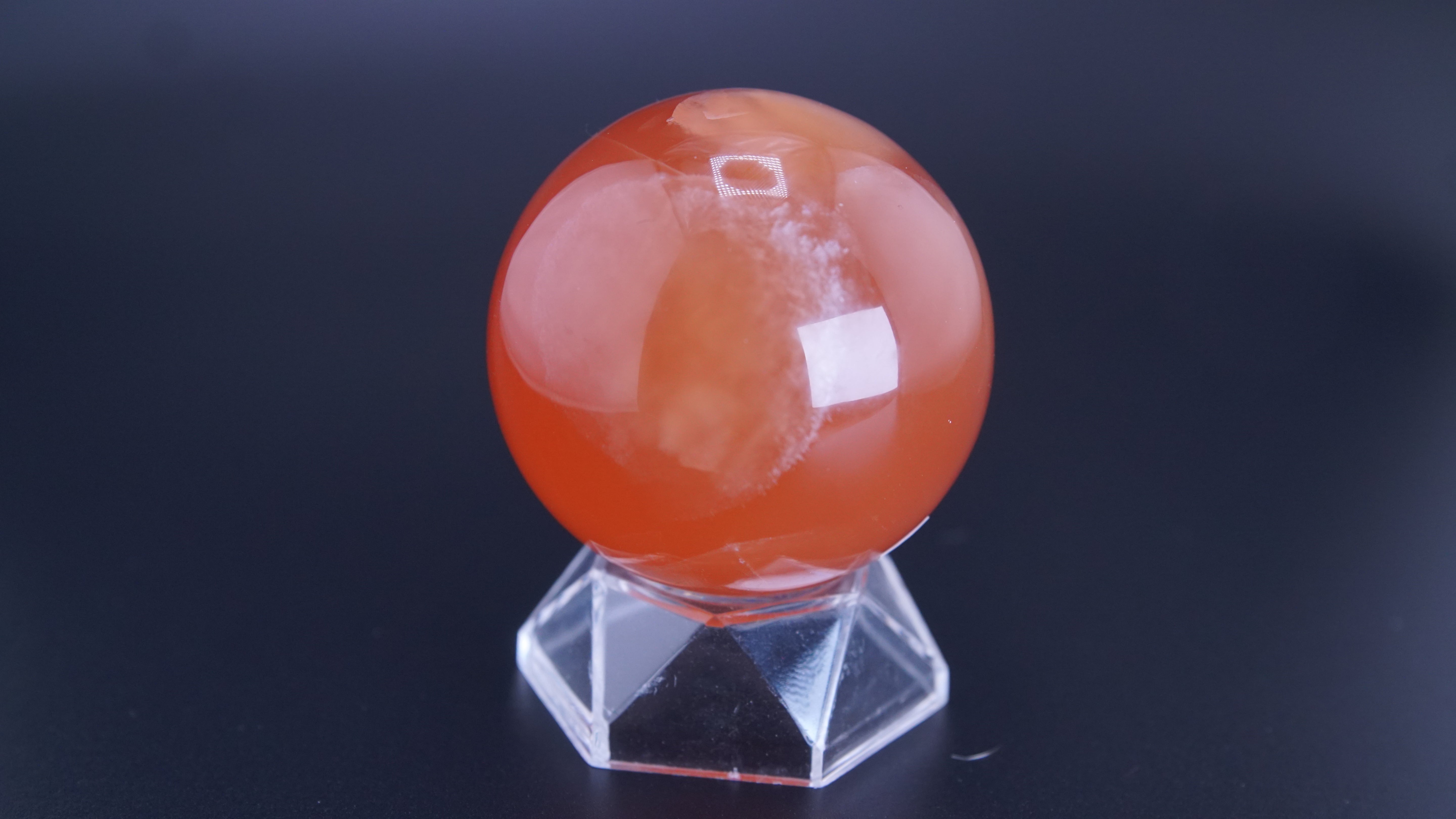 Honey Calcite Sphere From Pakistan