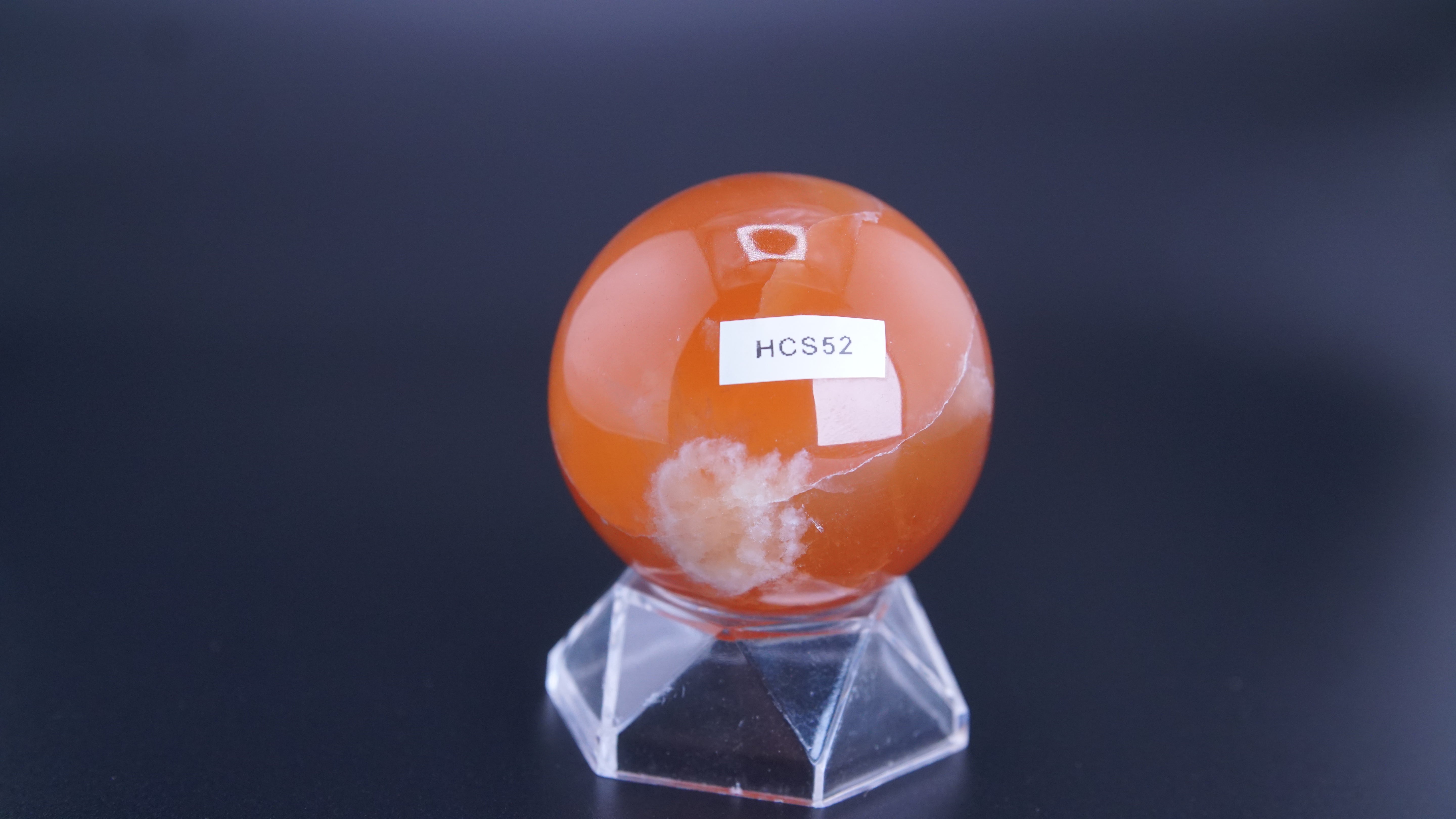 Honey Calcite Sphere From Pakistan