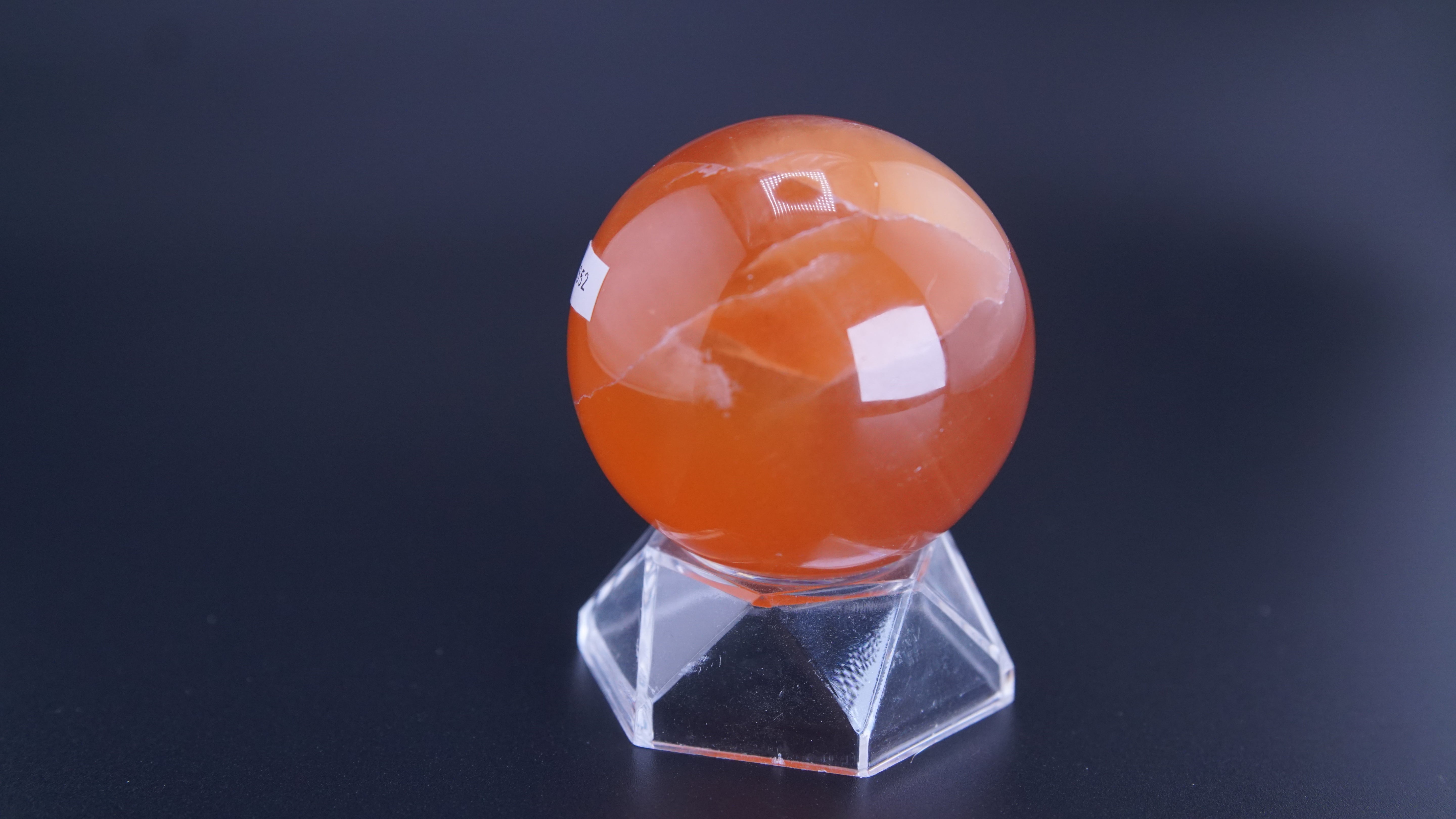 Honey Calcite Sphere From Pakistan