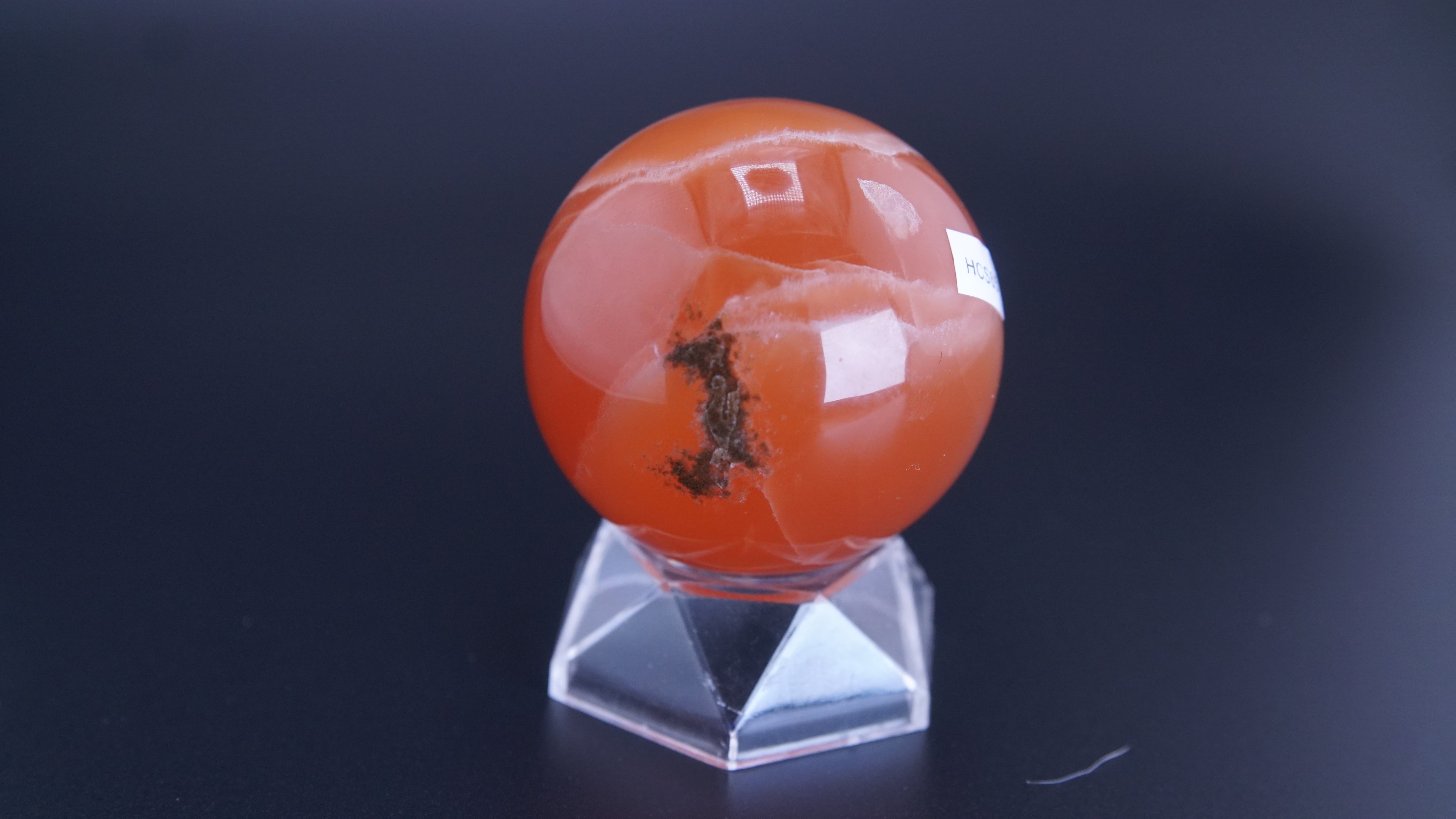 Honey Calcite Sphere From Pakistan