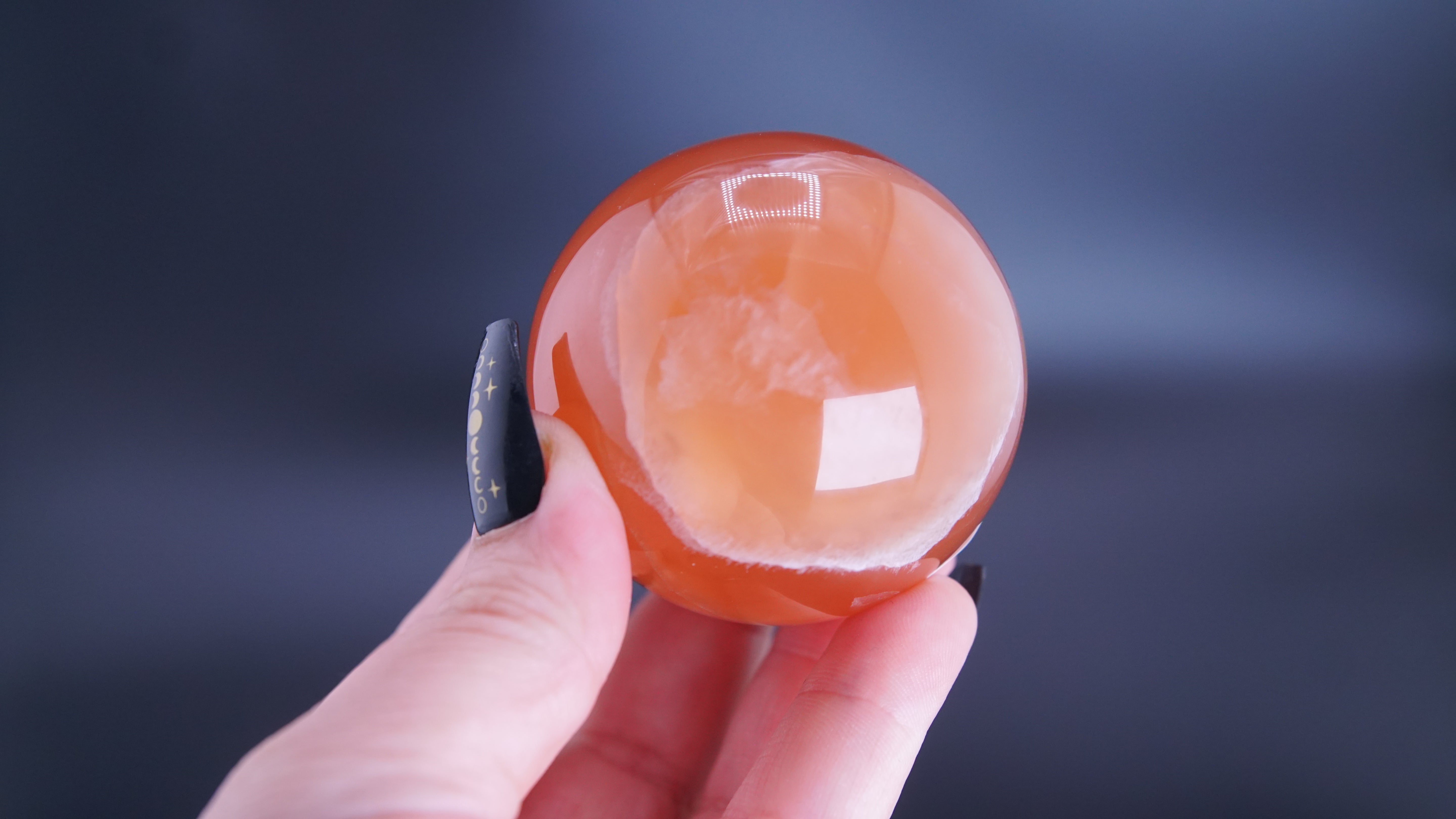 Honey Calcite Sphere From Pakistan