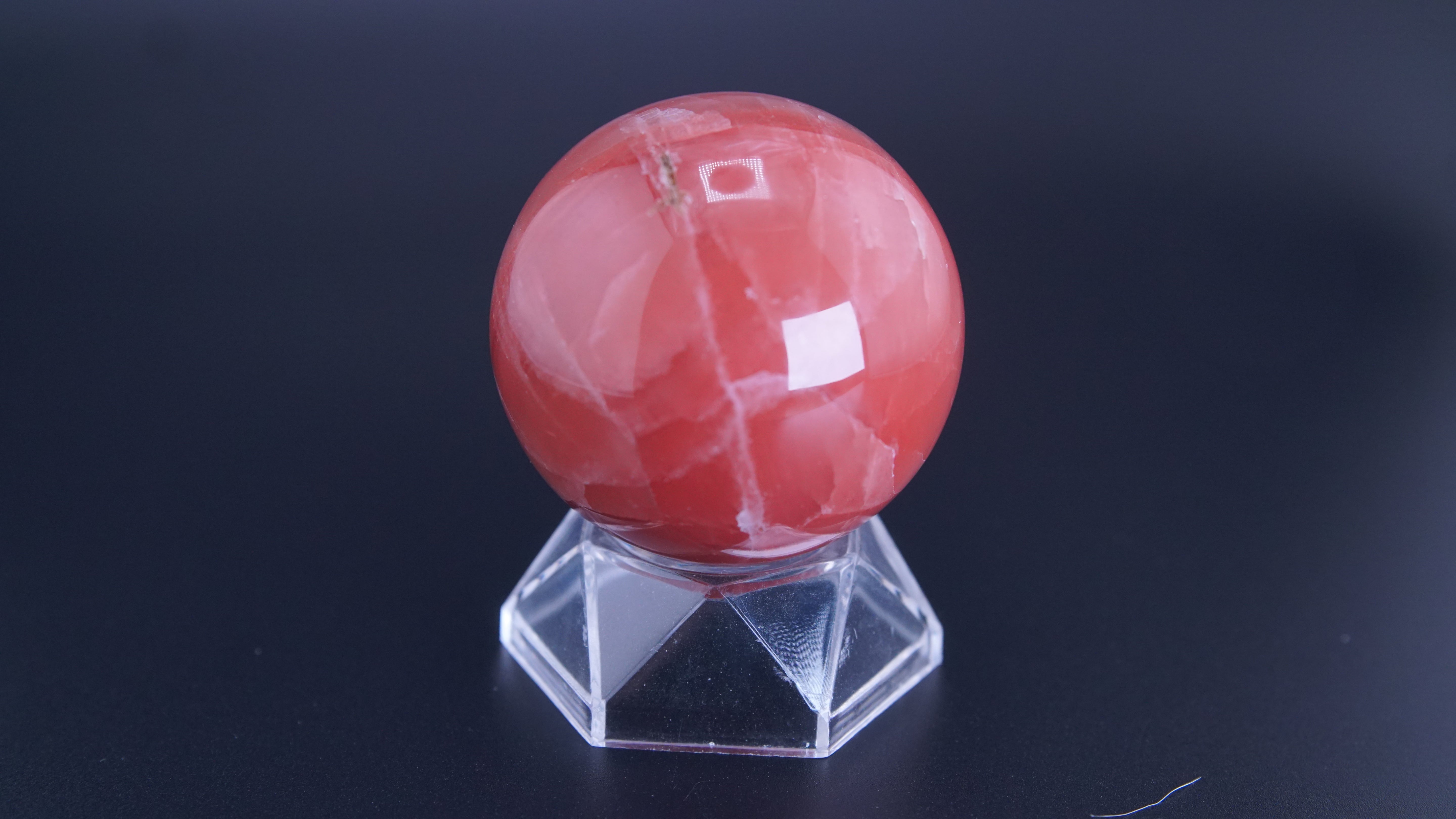 Rose Calcite Sphere From Pakistan