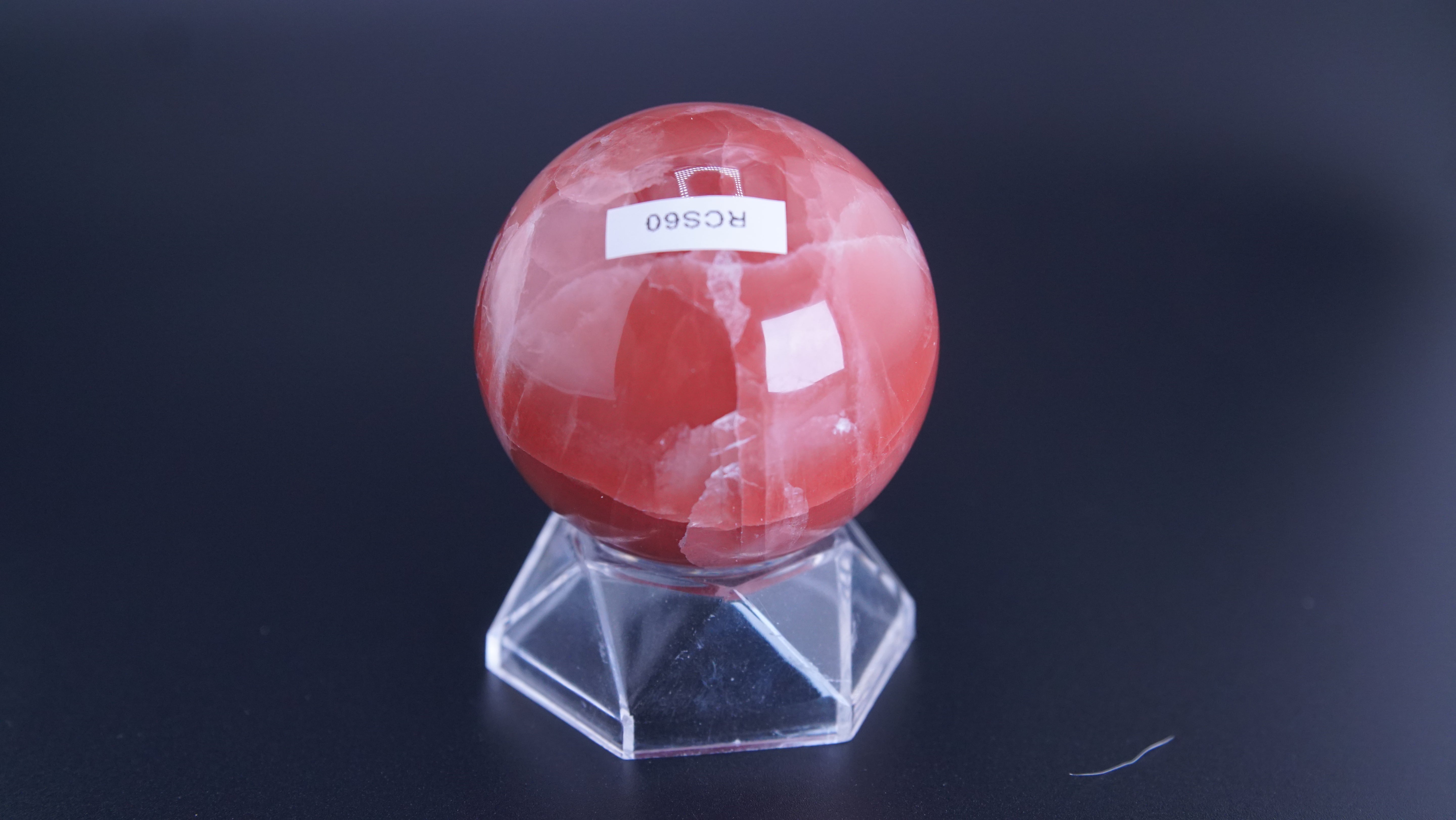 Rose Calcite Sphere From Pakistan