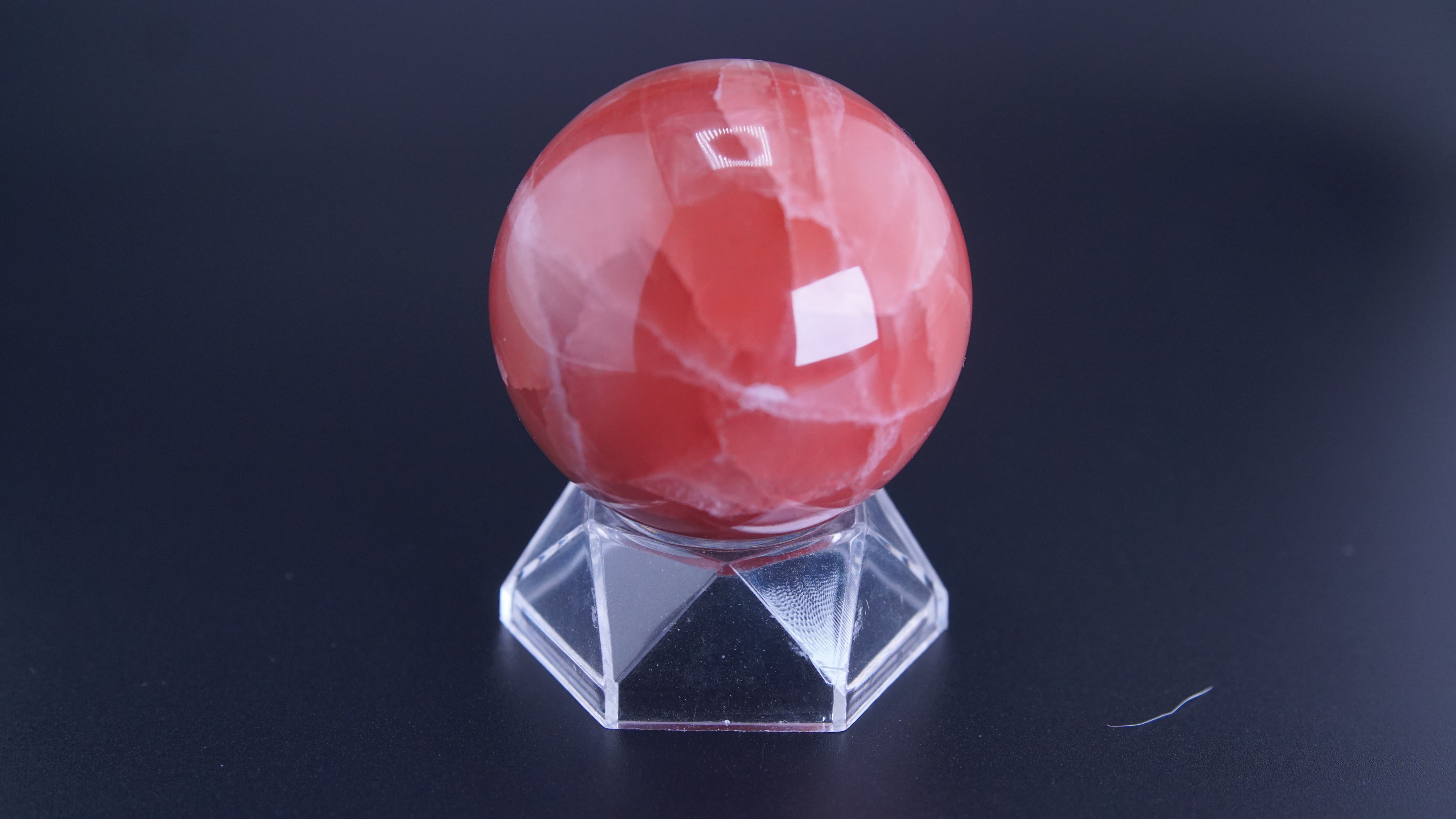 Rose Calcite Sphere From Pakistan