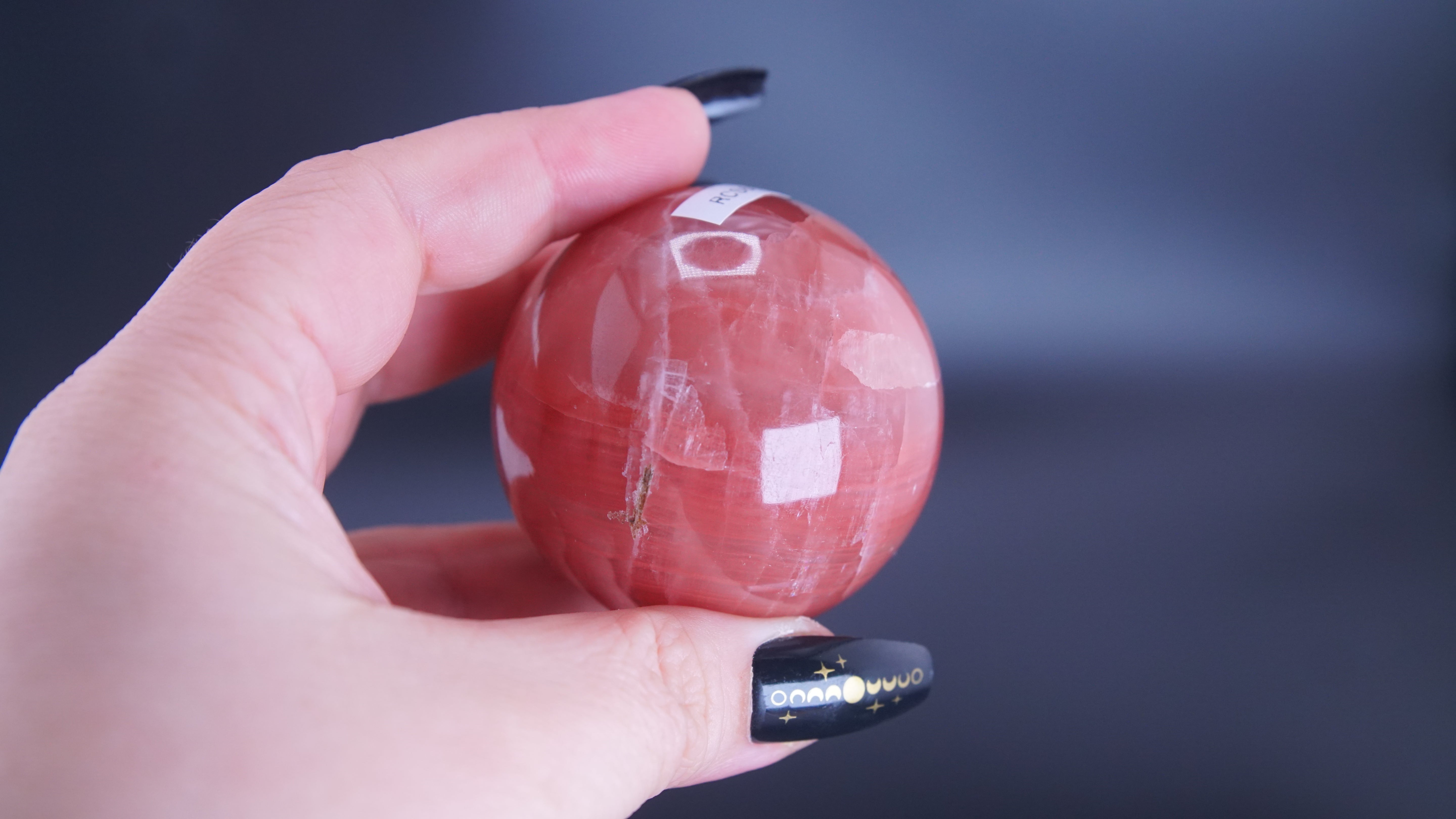 Rose Calcite Sphere From Pakistan