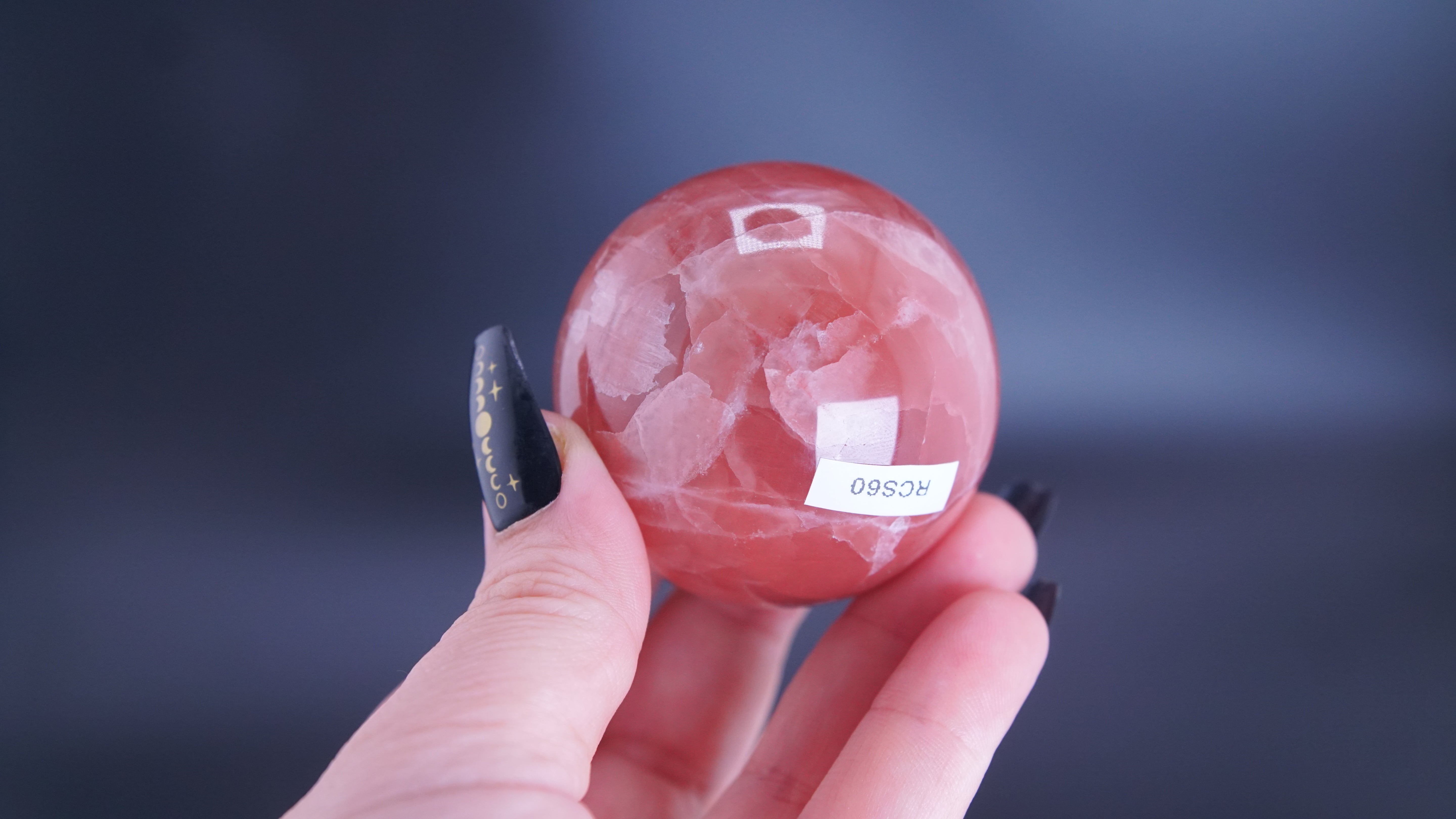Rose Calcite Sphere From Pakistan