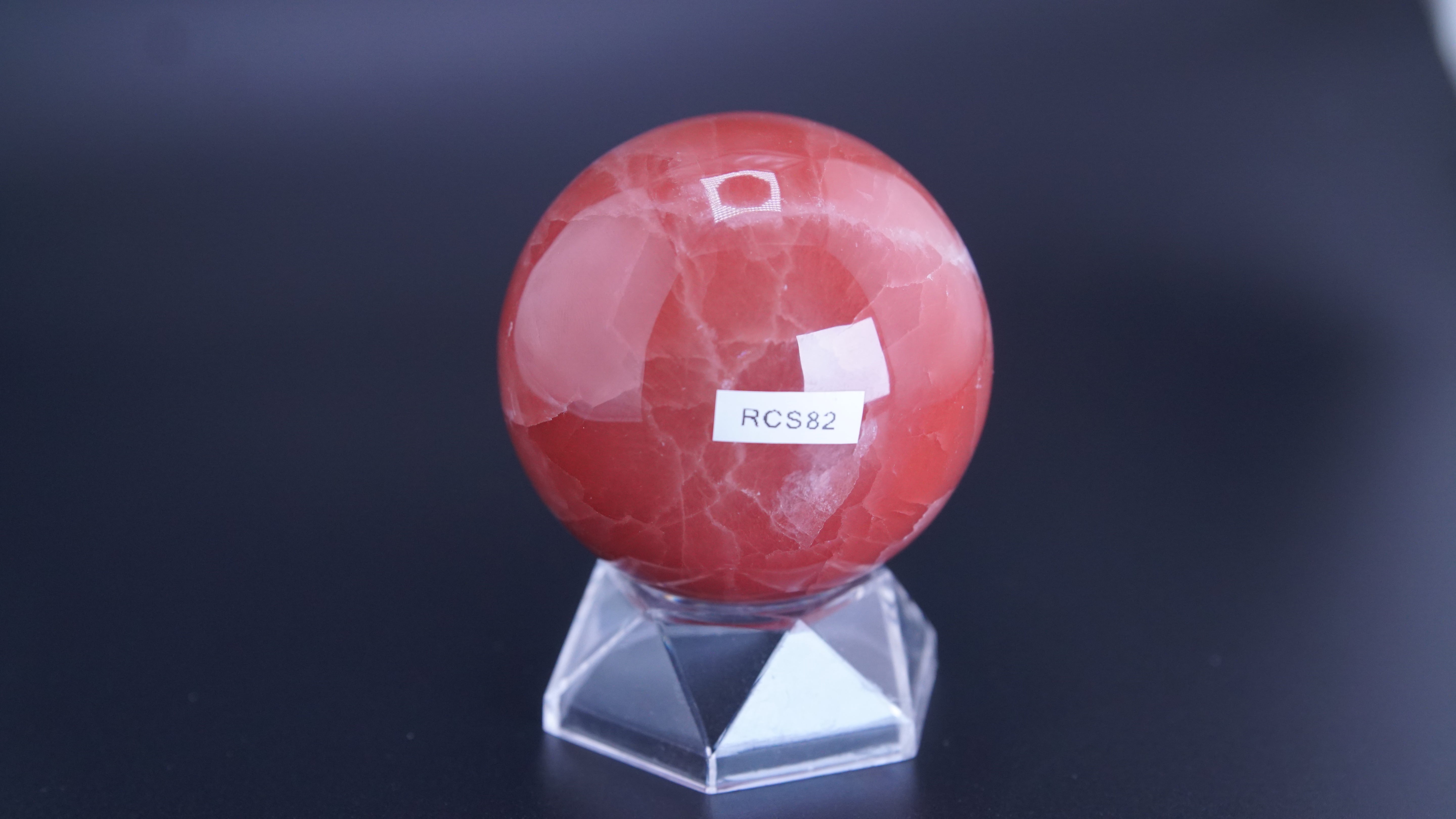 Rose Calcite Sphere From Pakistan