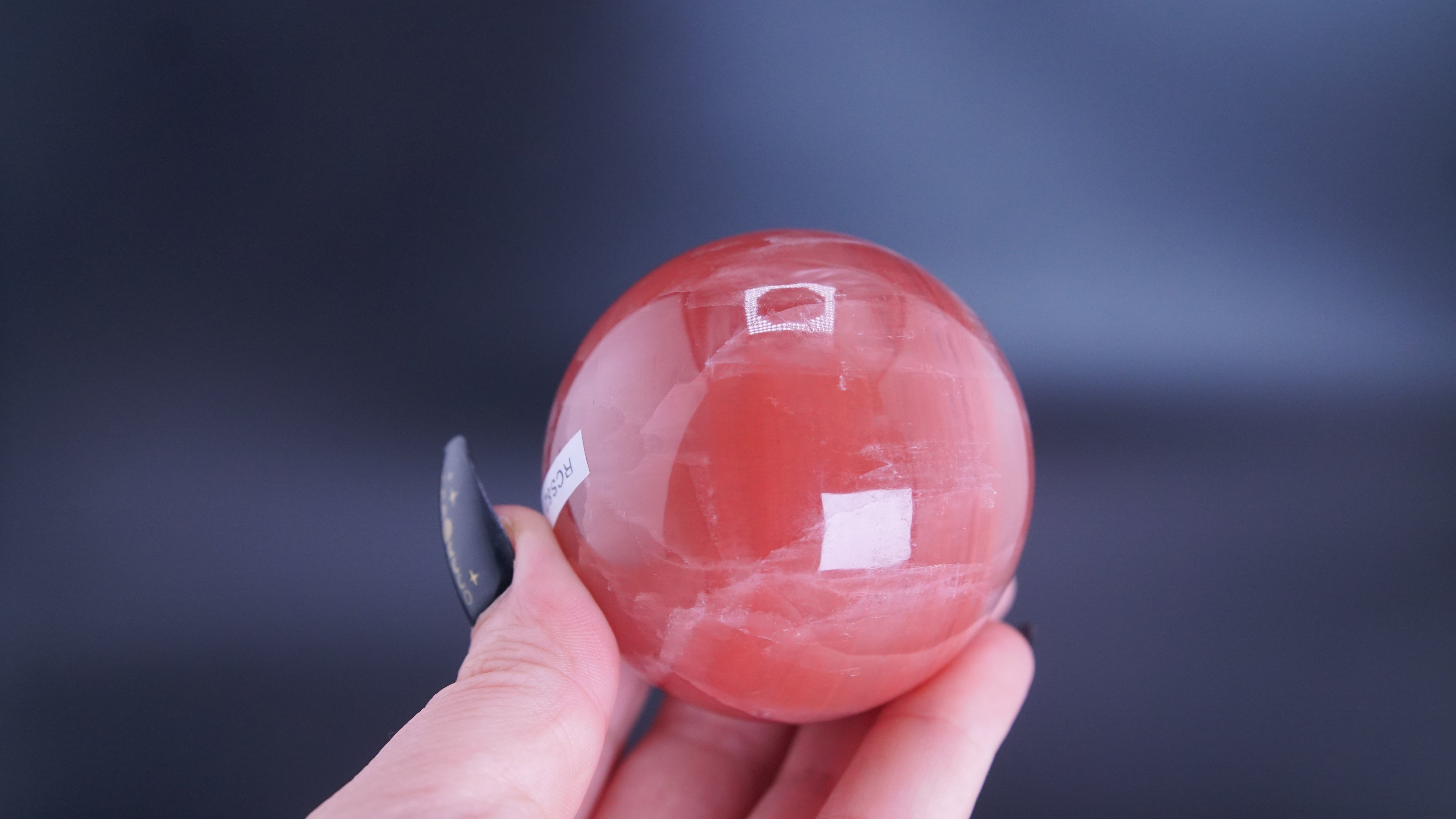 Rose Calcite Sphere From Pakistan