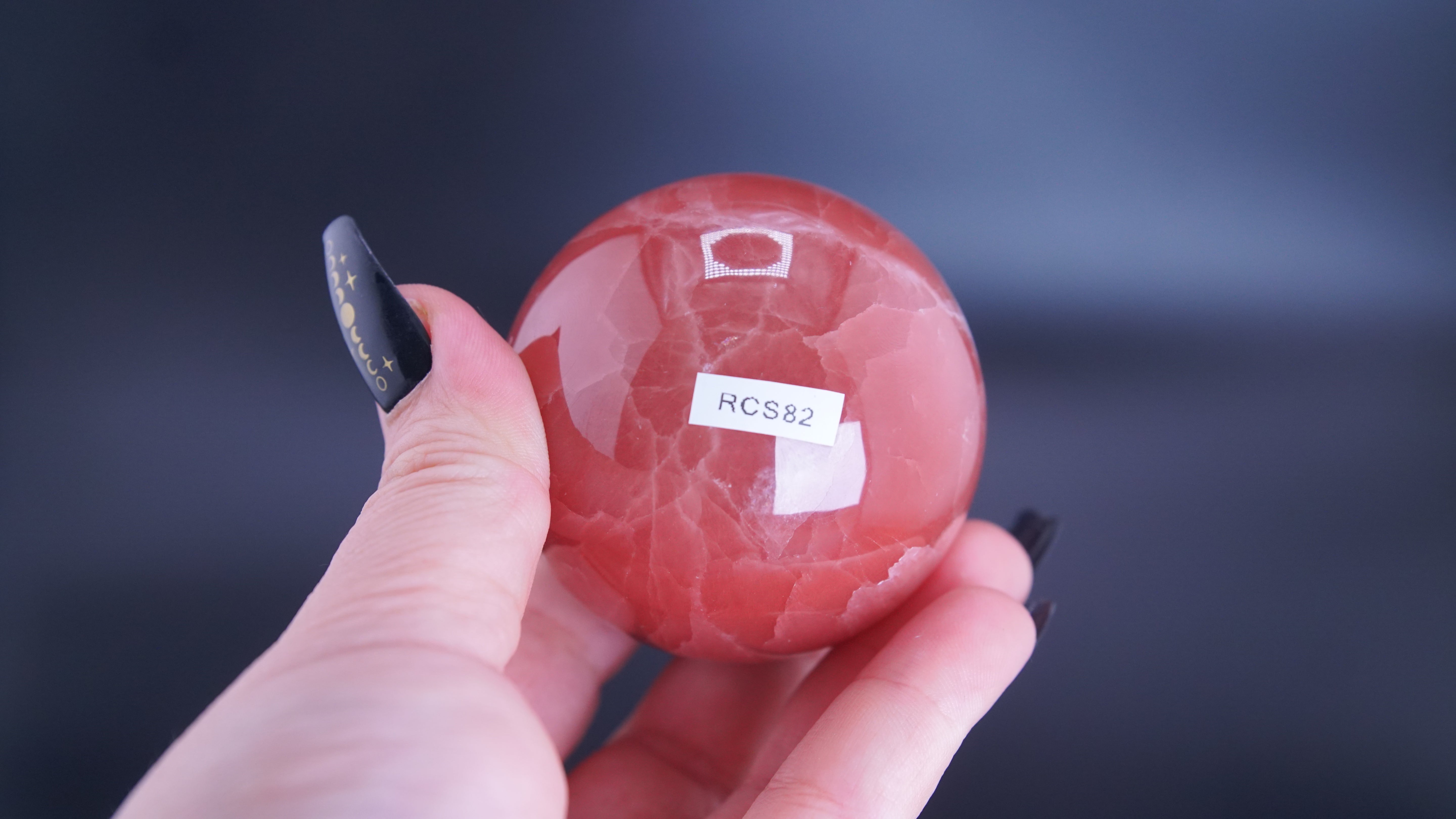 Rose Calcite Sphere From Pakistan
