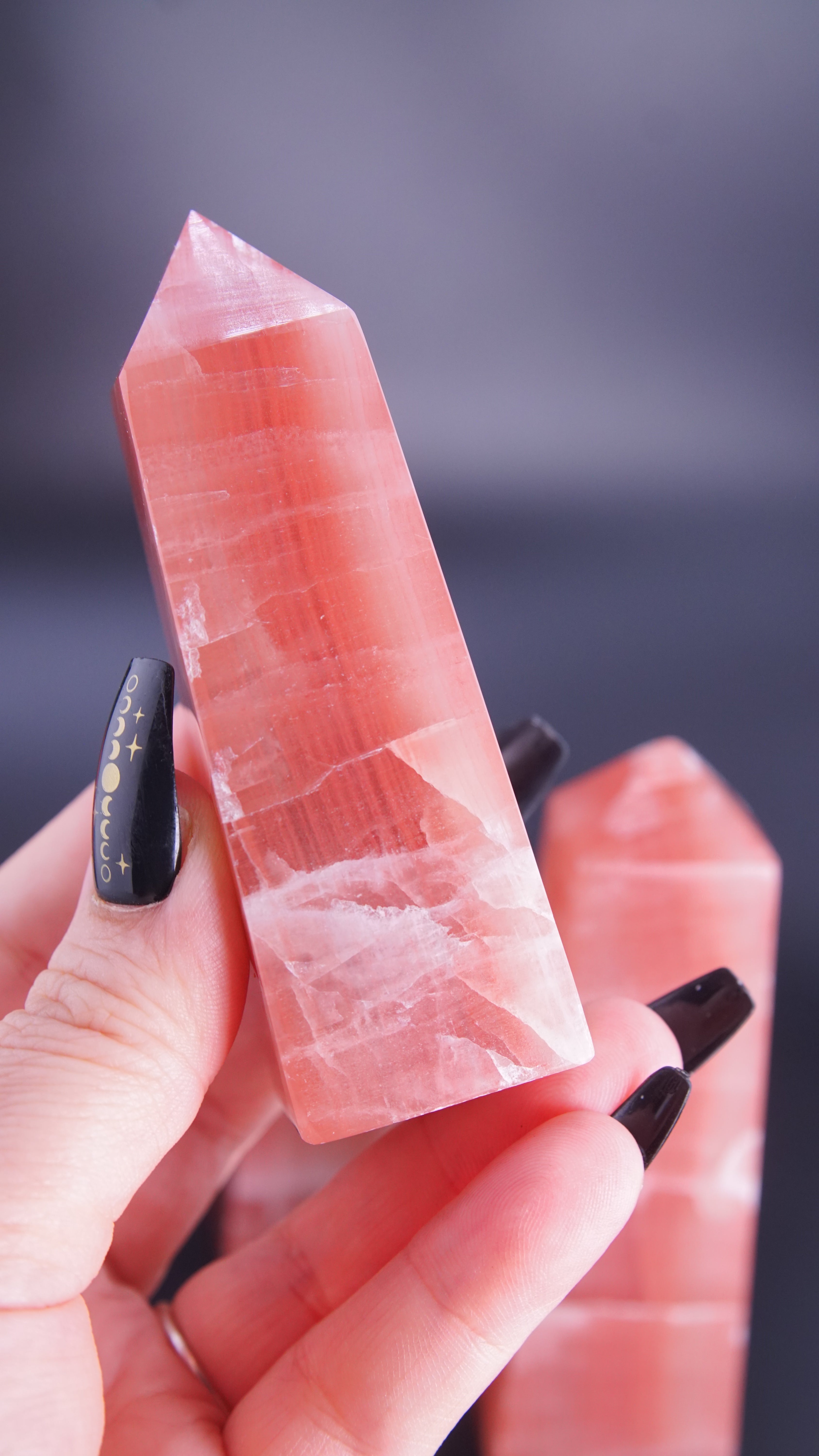 Rose Calcite Tower From Pakistan - Pick Your Favorite