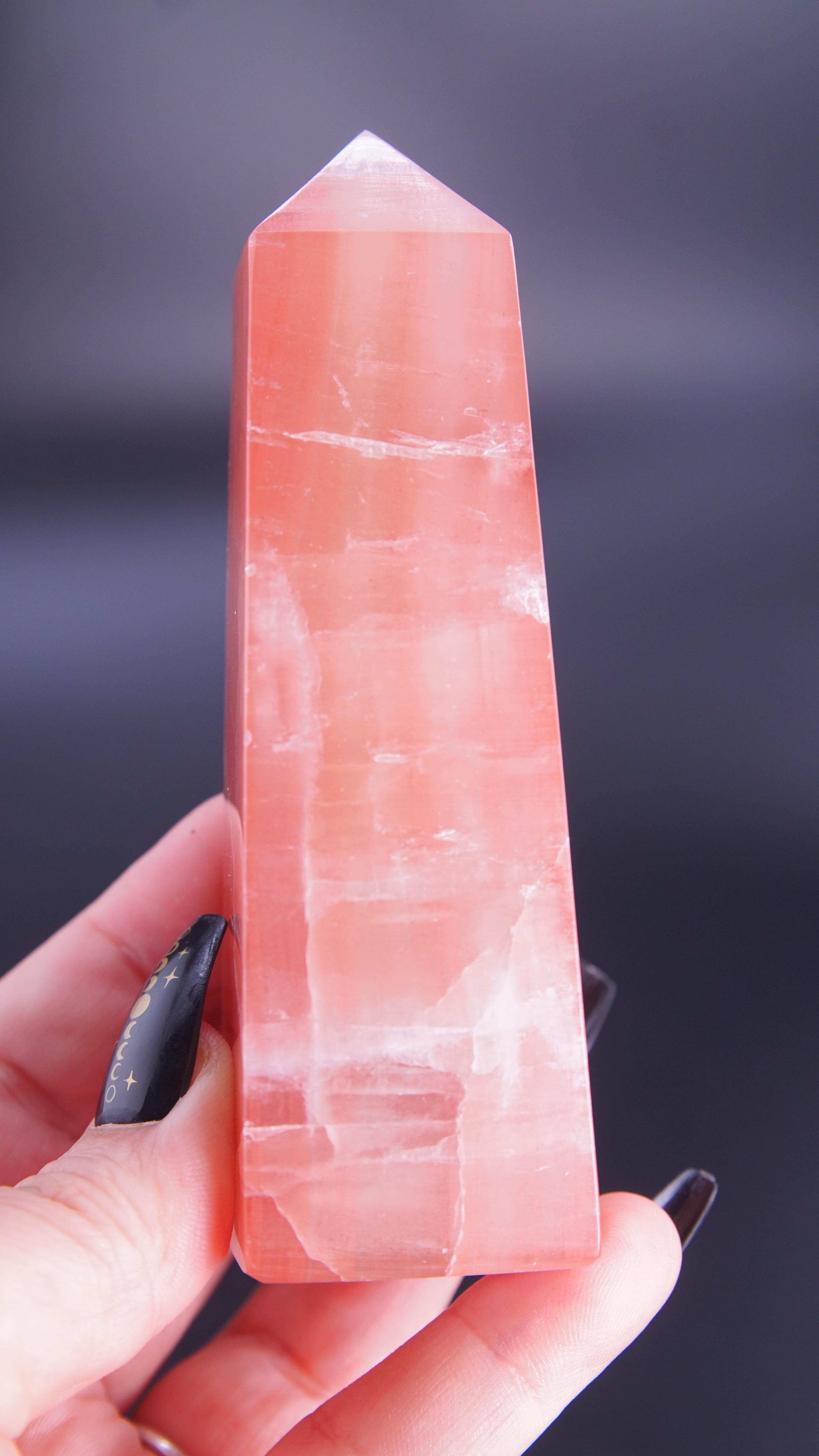 Rose Calcite Tower From Pakistan - Pick Your Favorite