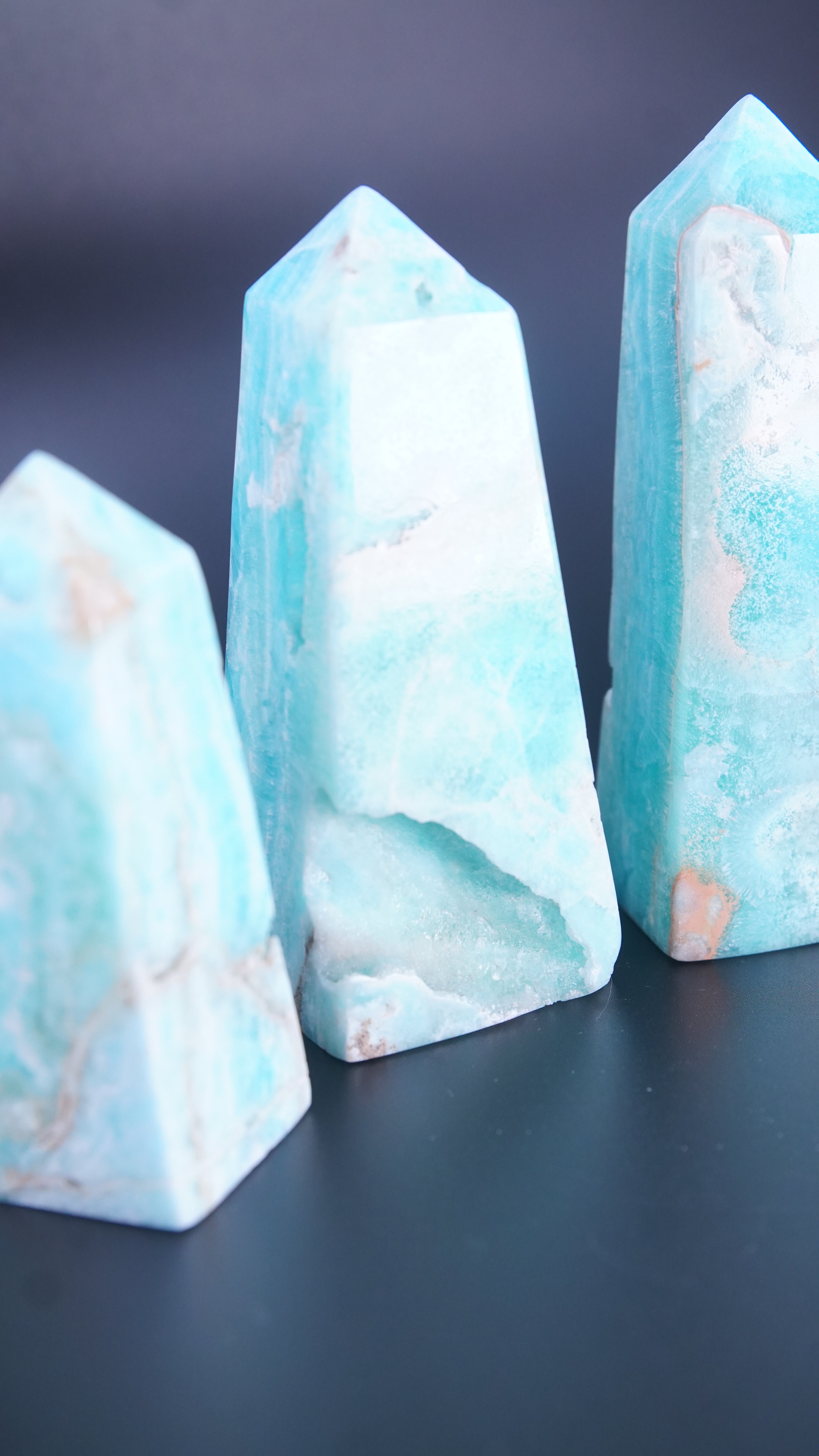 Blue Aragonite Calcite Tower From Pakistan - Pick Your Favorite