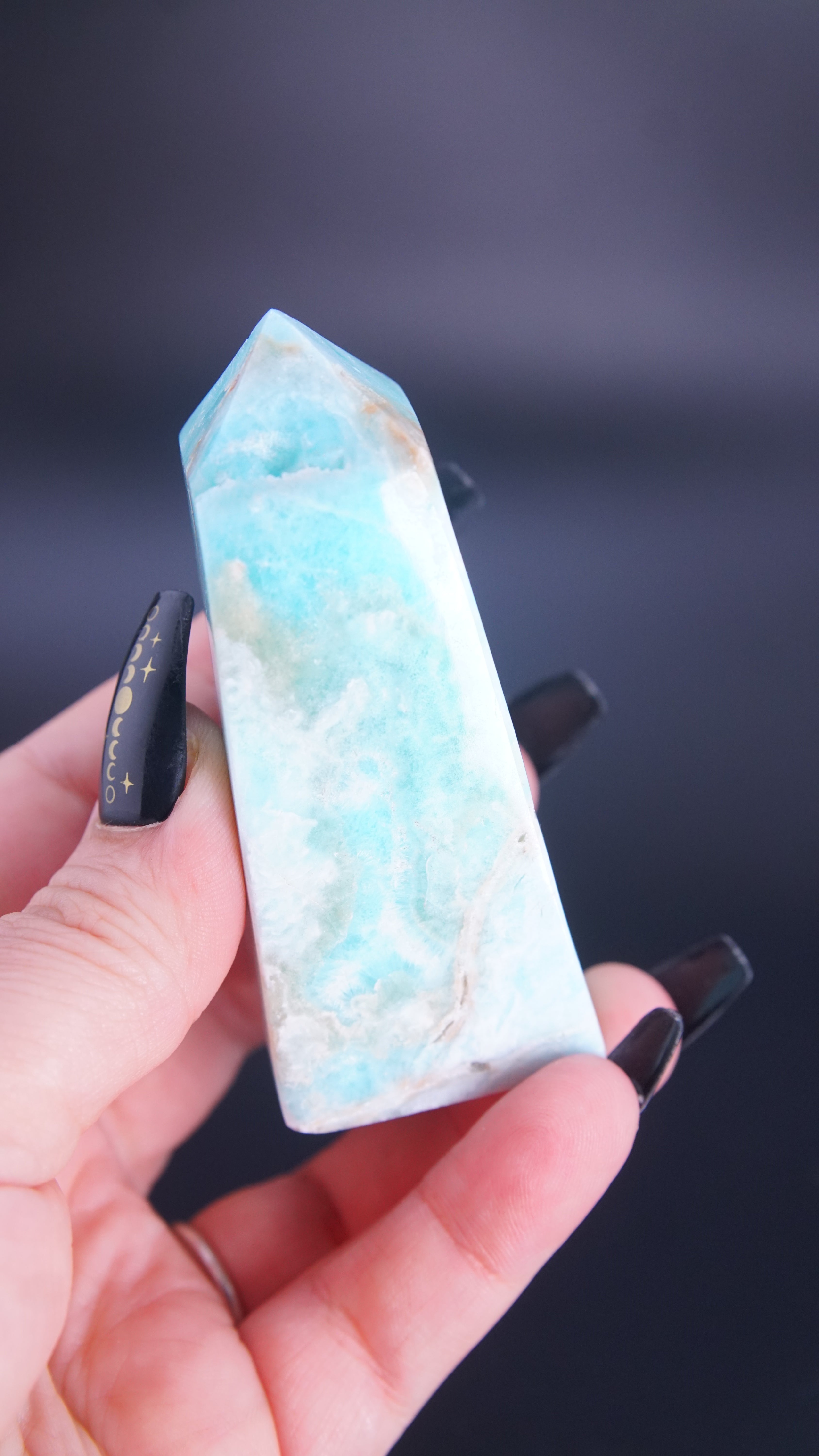 Blue Aragonite Calcite Tower From Pakistan - Pick Your Favorite