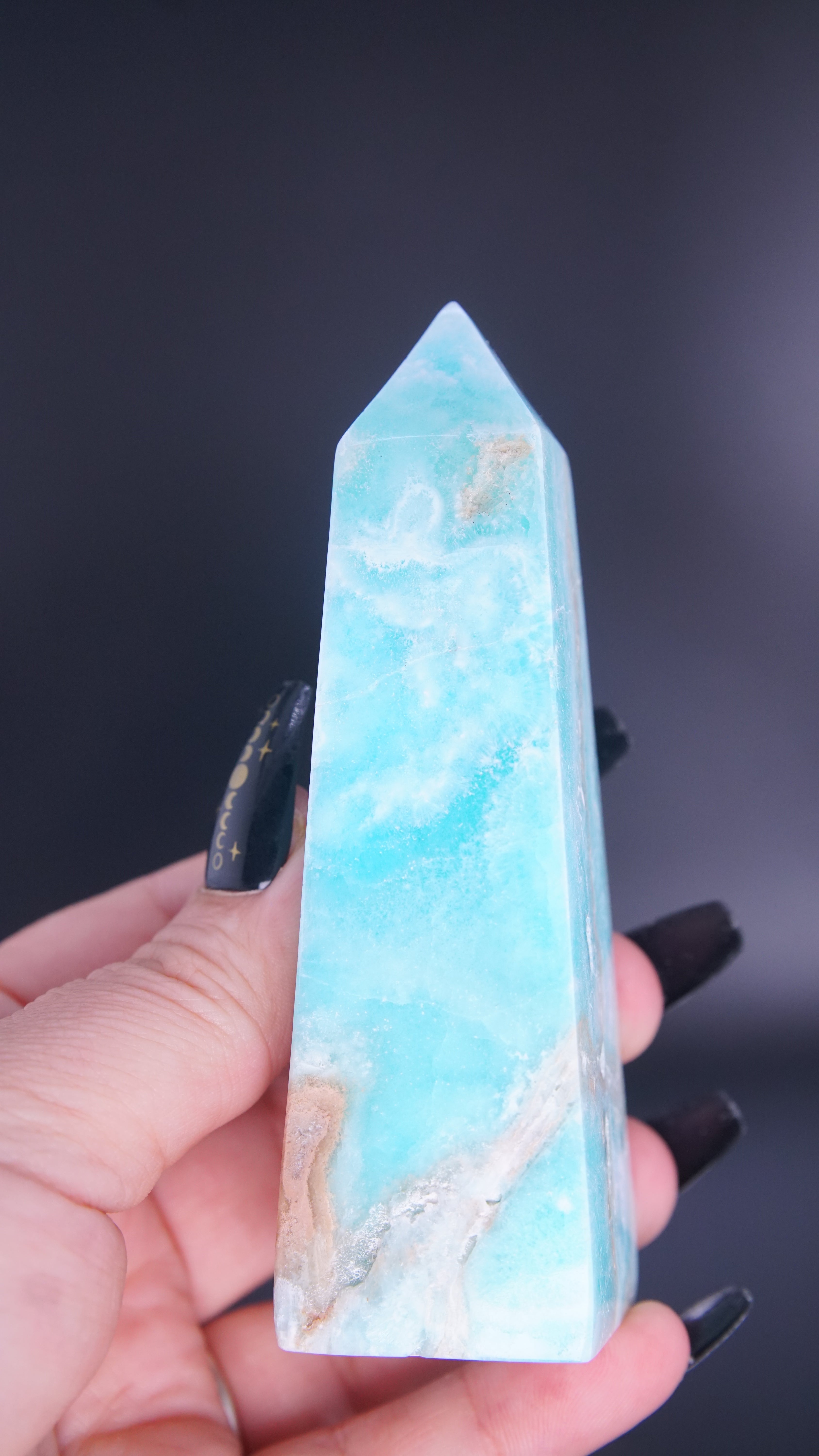 Blue Aragonite Calcite Tower From Pakistan - Pick Your Favorite