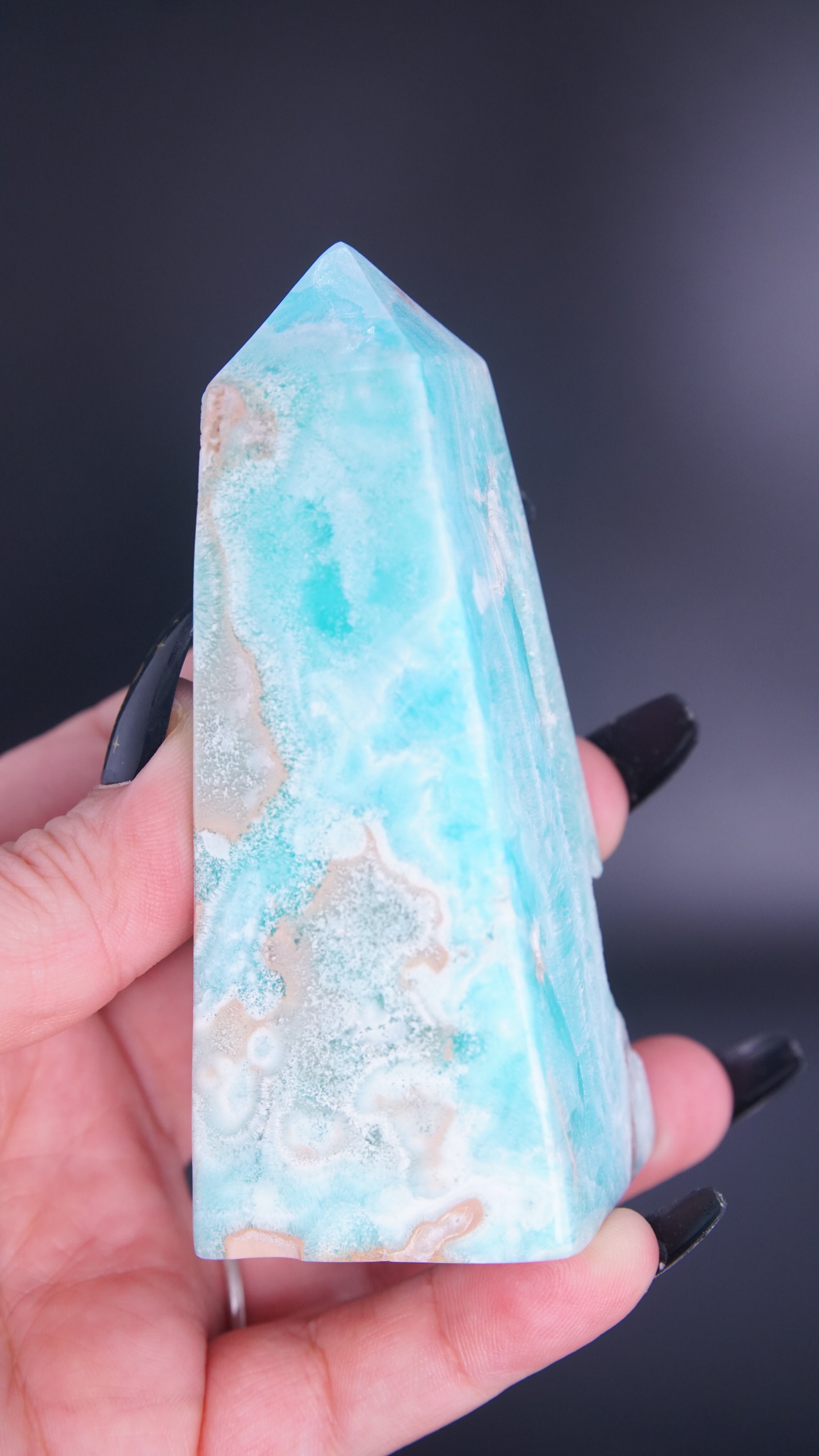 Blue Aragonite Calcite Tower From Pakistan - Pick Your Favorite