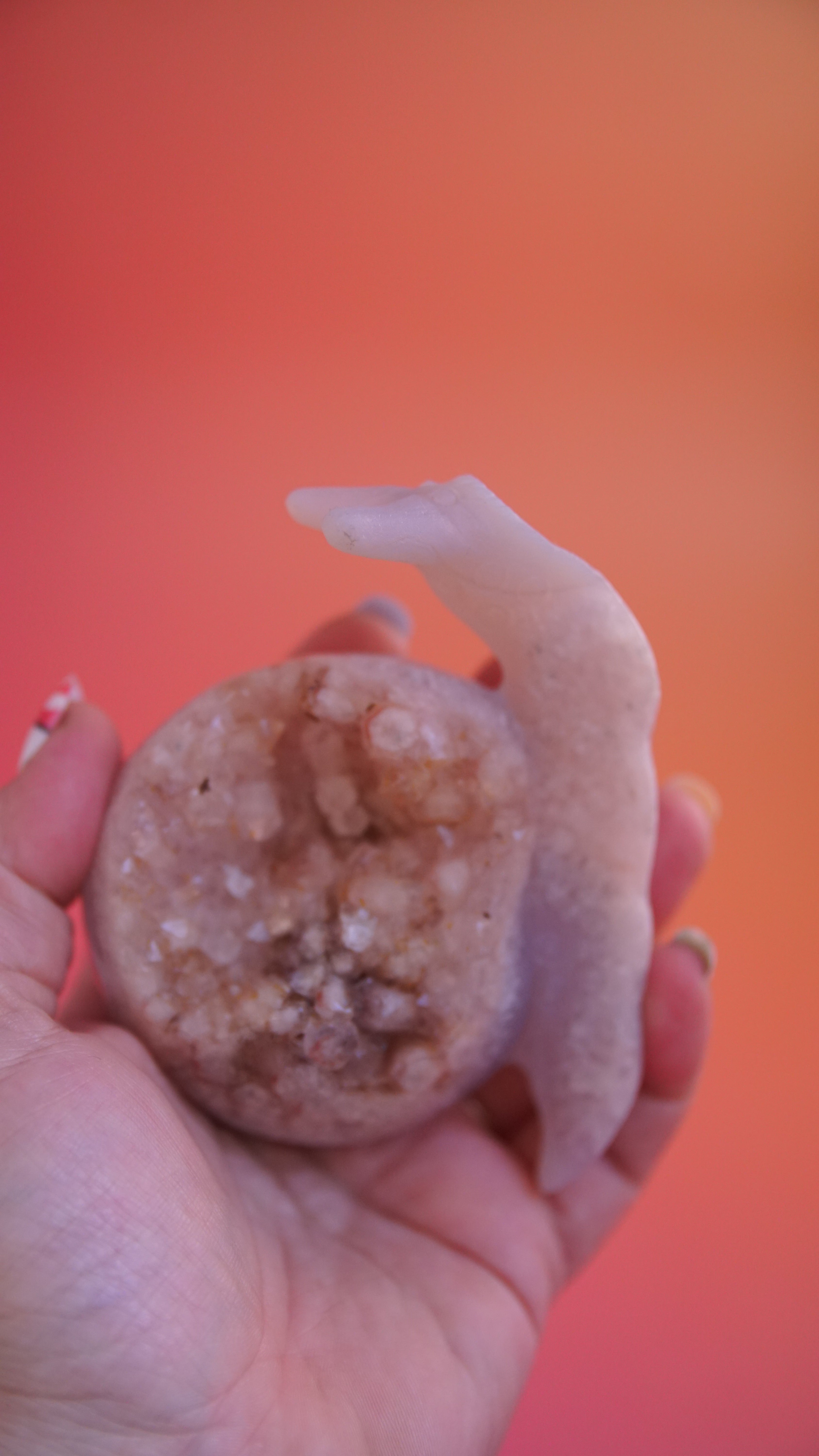 Gorgeous Agate Boutique Snail Carving | Crystal Carving Statement Piece