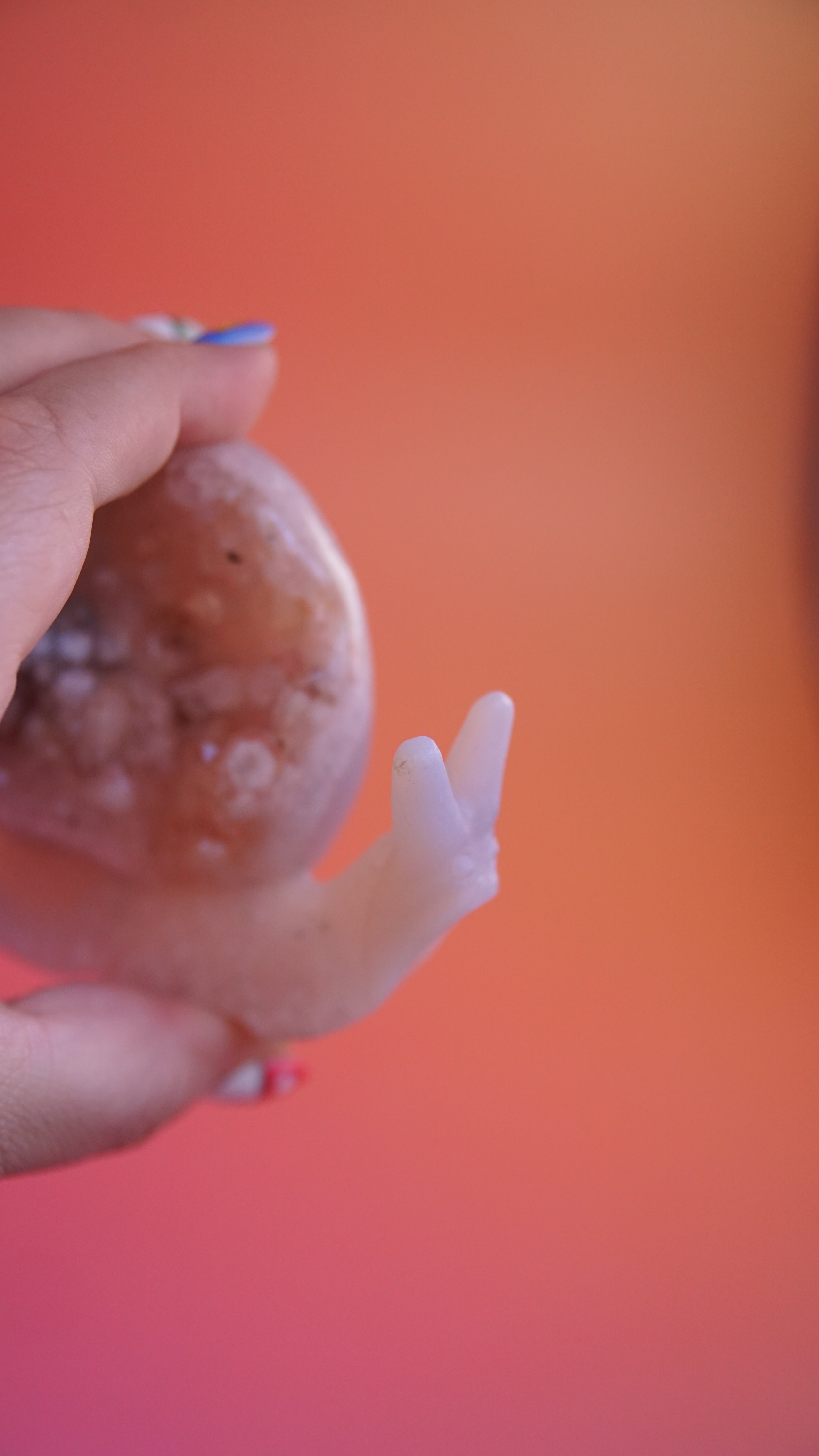 Gorgeous Agate Boutique Snail Carving | Crystal Carving Statement Piece