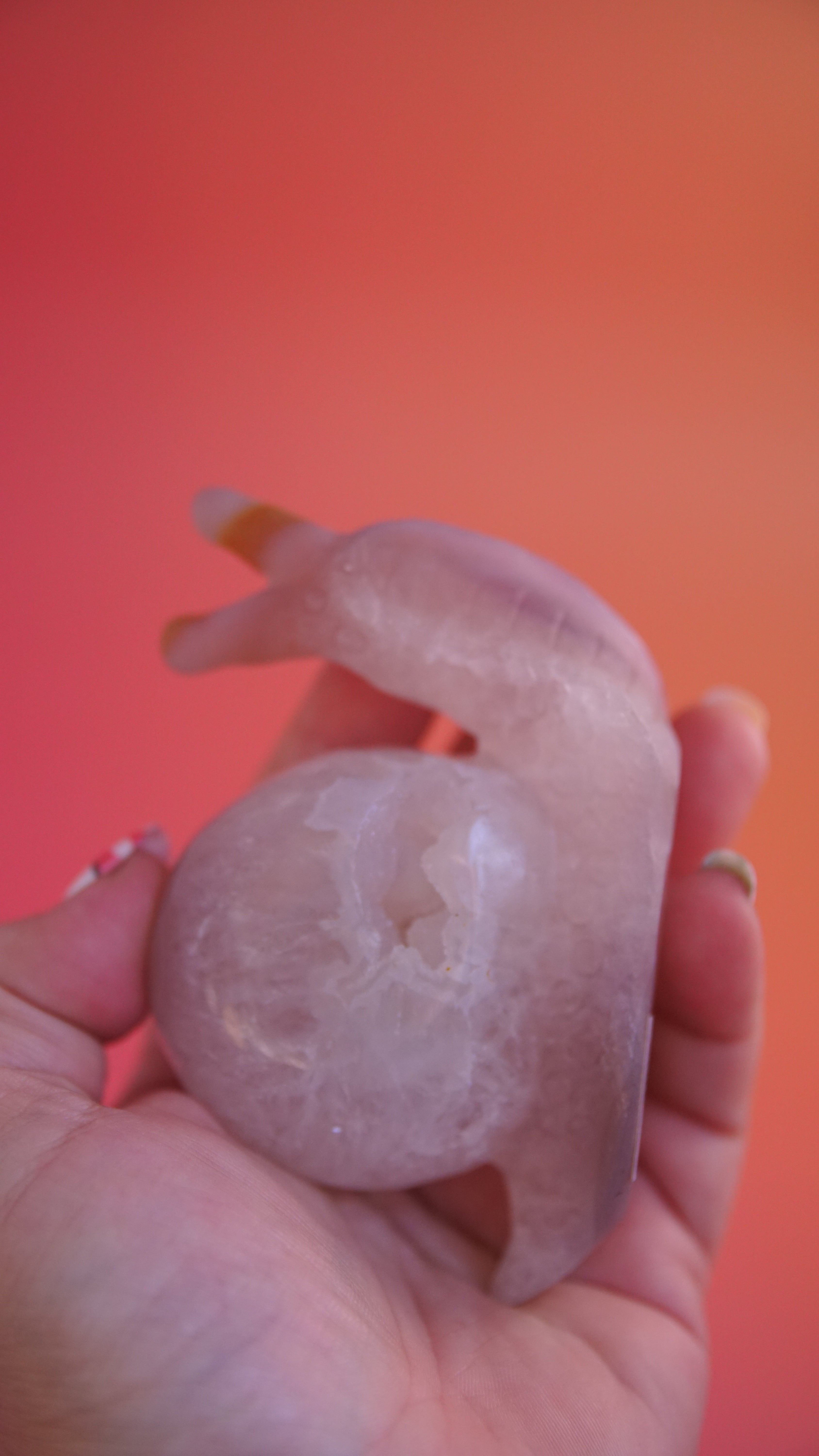 Gorgeous Agate Boutique Snail Carving | Crystal Carving Statement Piece