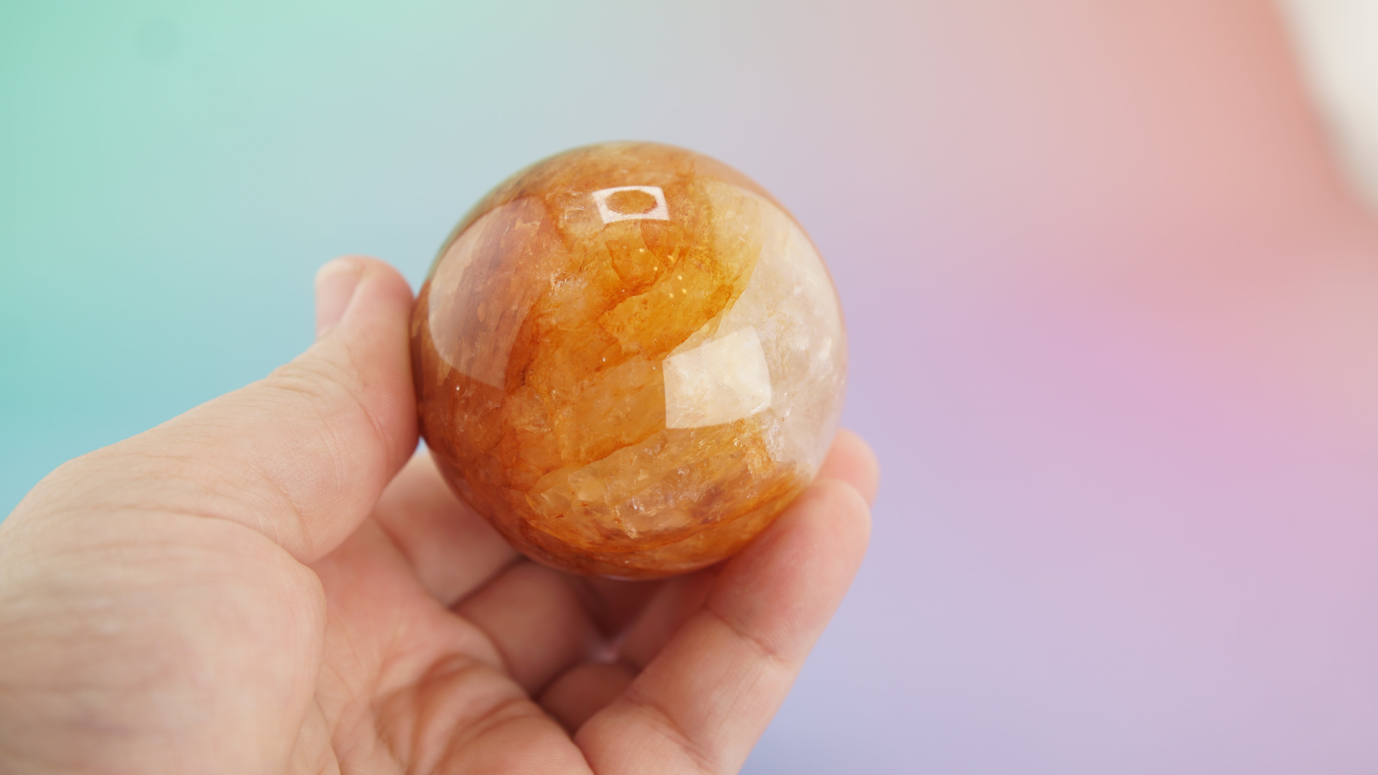 Golden Healer Sphere | Stone Carving | Pick Your Favorite