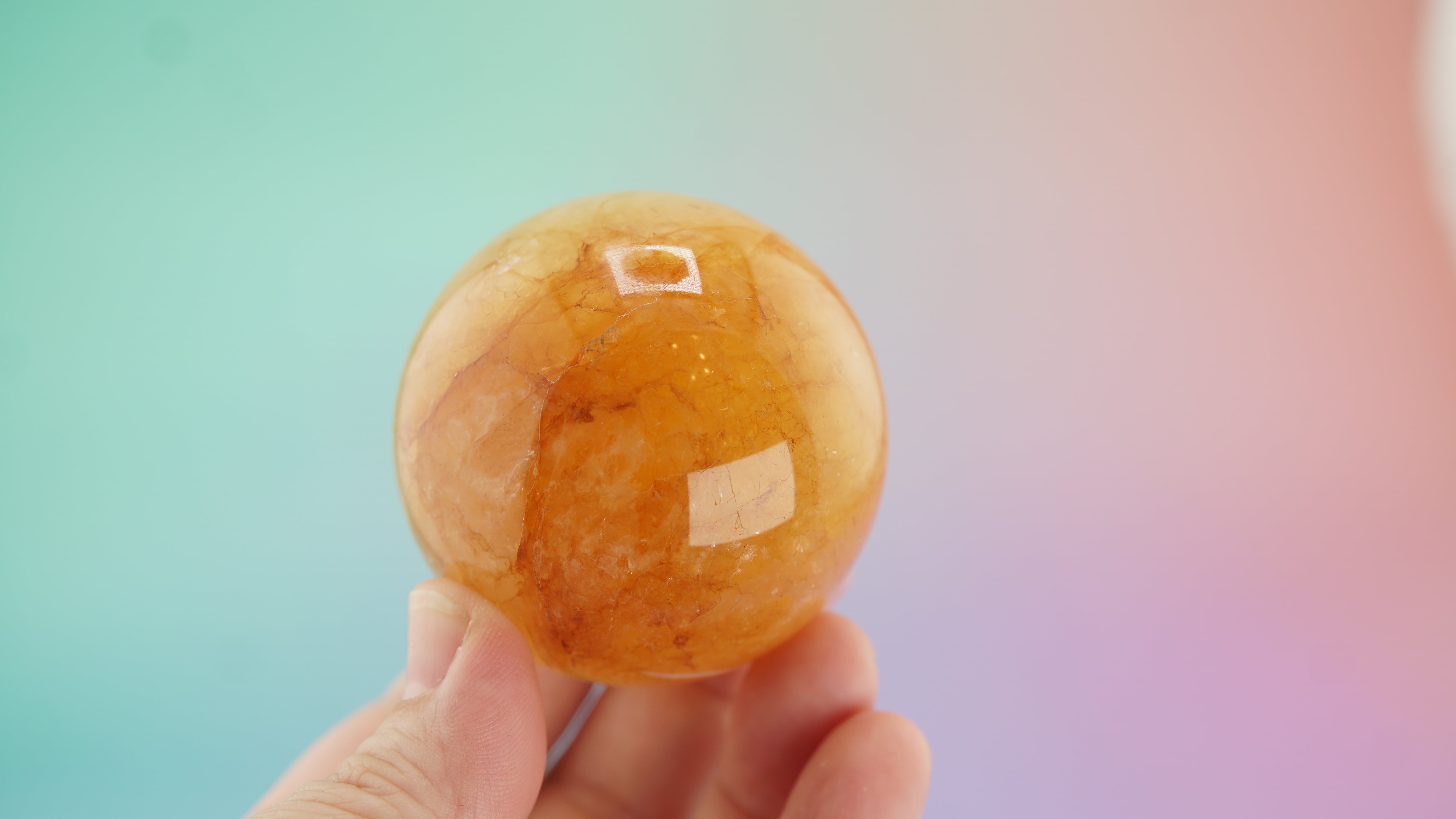 Golden Healer Sphere | Stone Carving | Pick Your Favorite