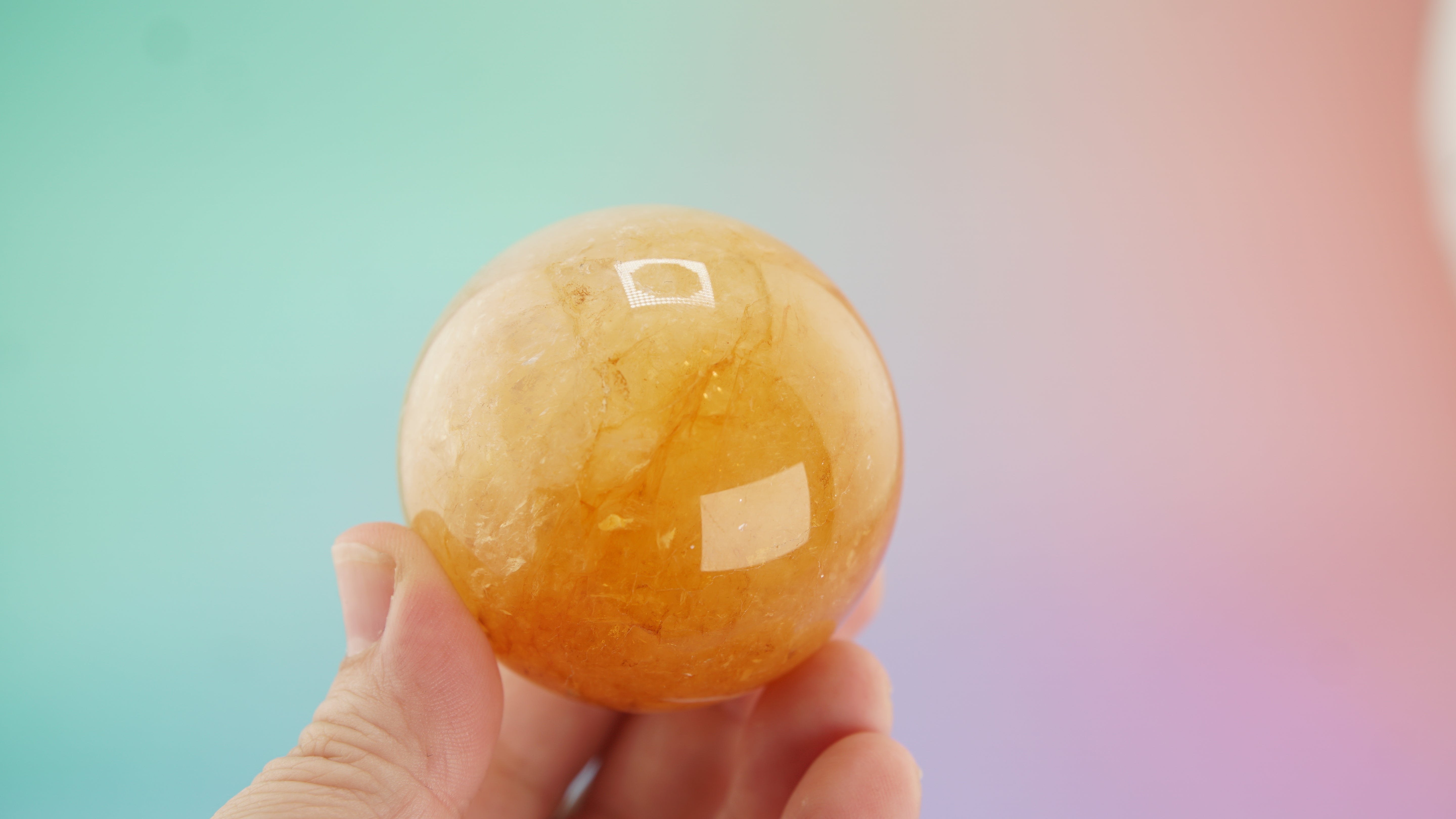 Golden Healer Sphere | Stone Carving | Pick Your Favorite