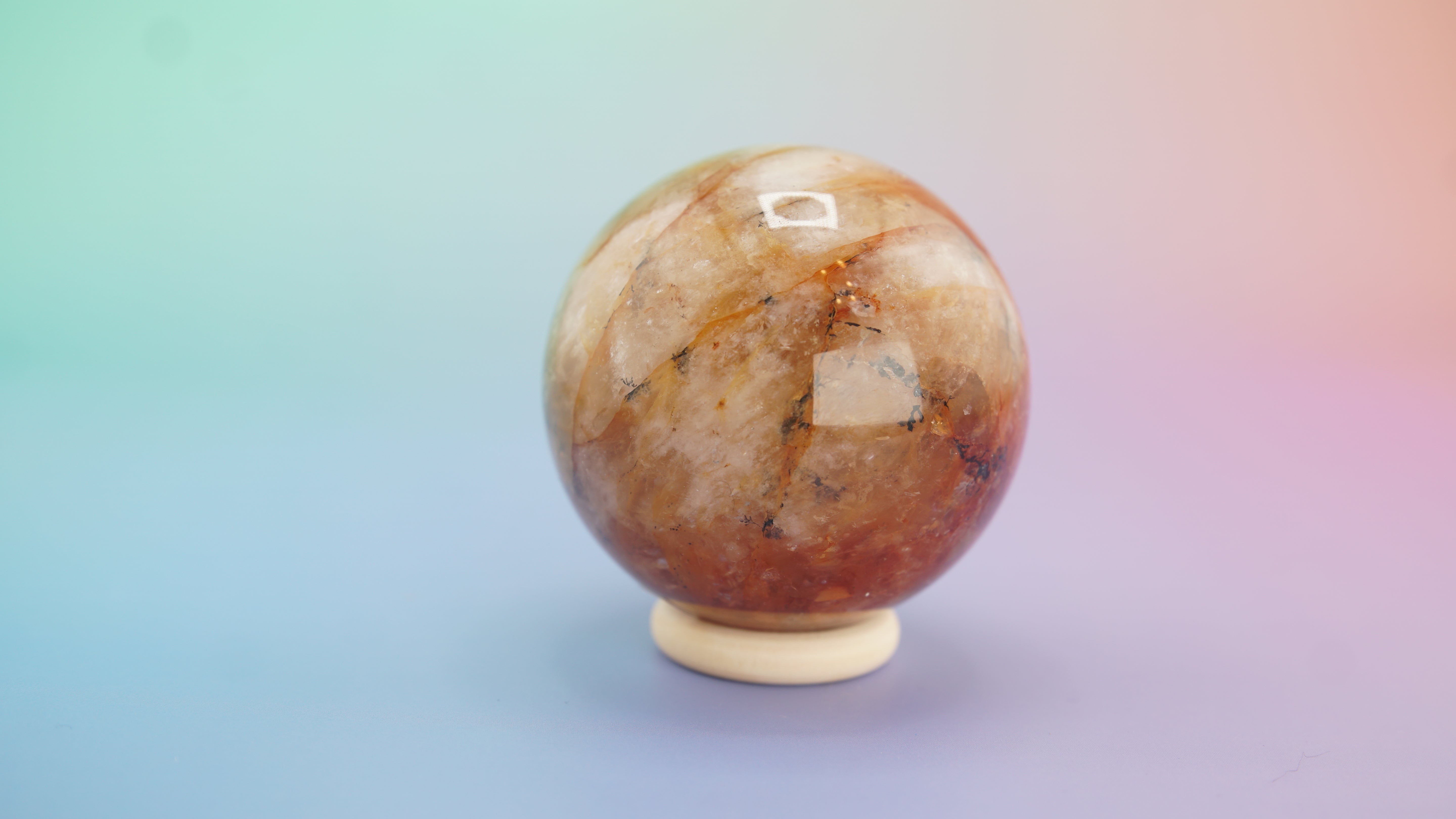 Fire Quartz Sphere | Stone Carving | Pick Your Favorite