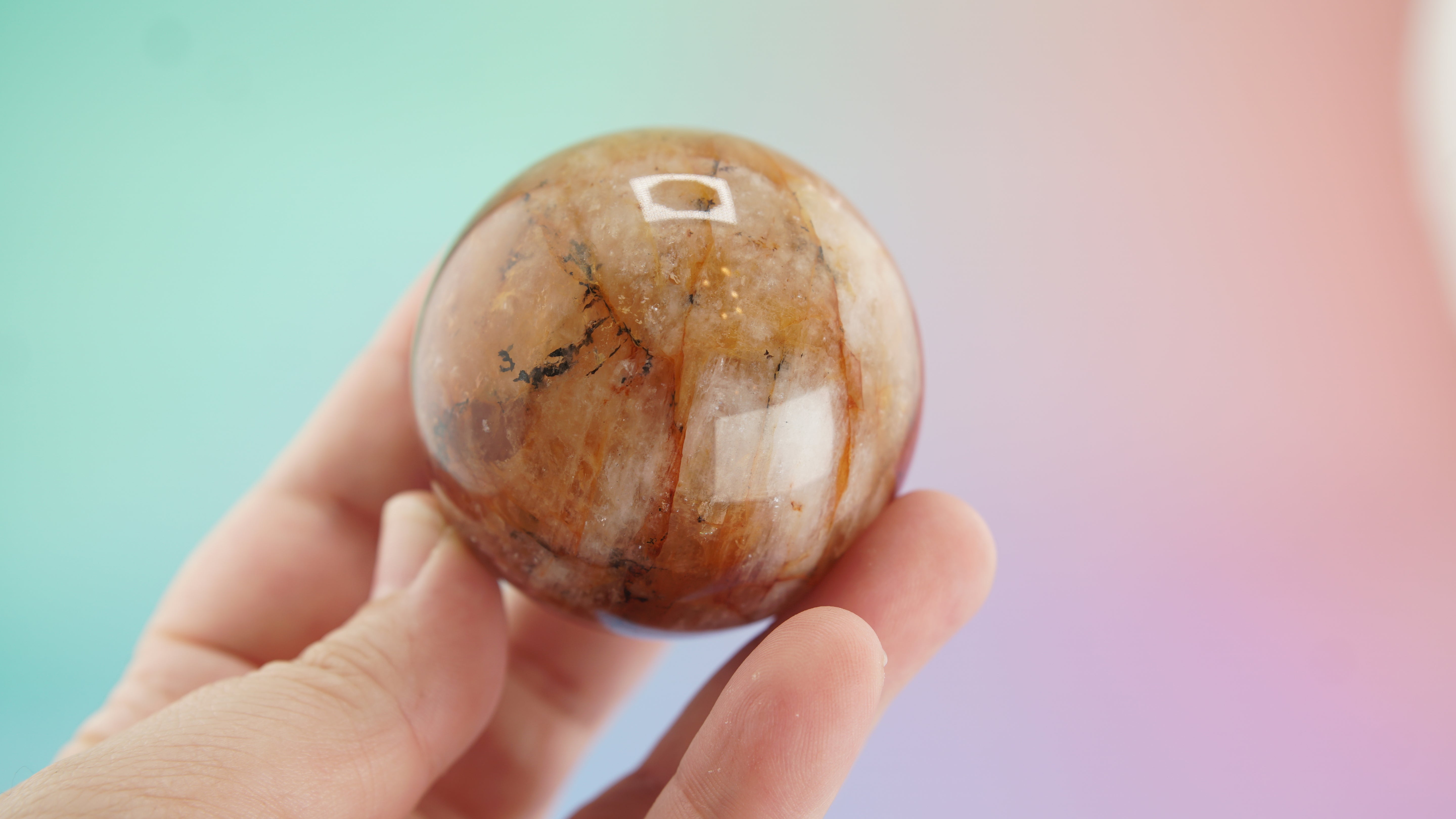 Fire Quartz Sphere | Stone Carving | Pick Your Favorite