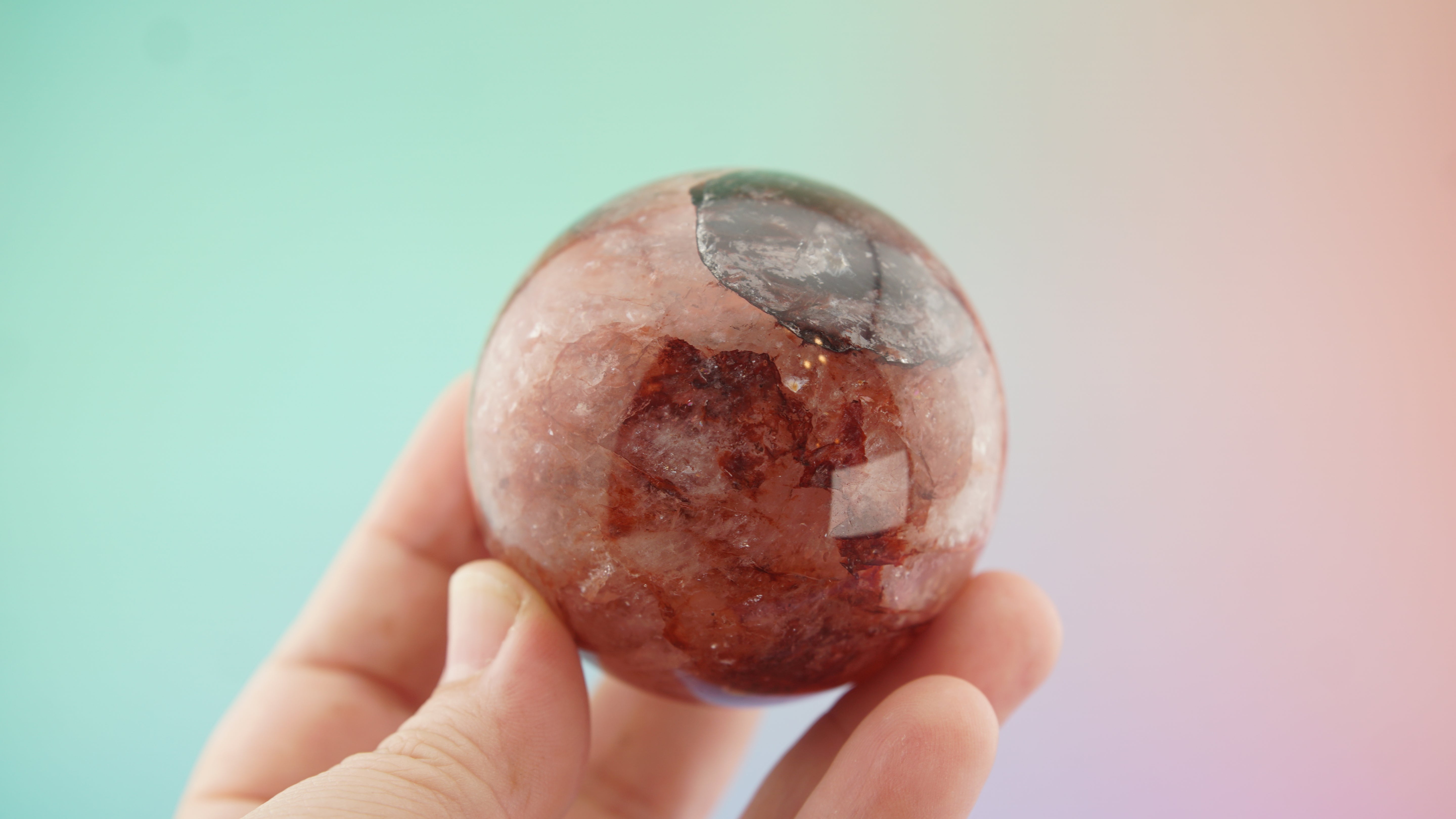 Fire Quartz Sphere | Stone Carving | Pick Your Favorite