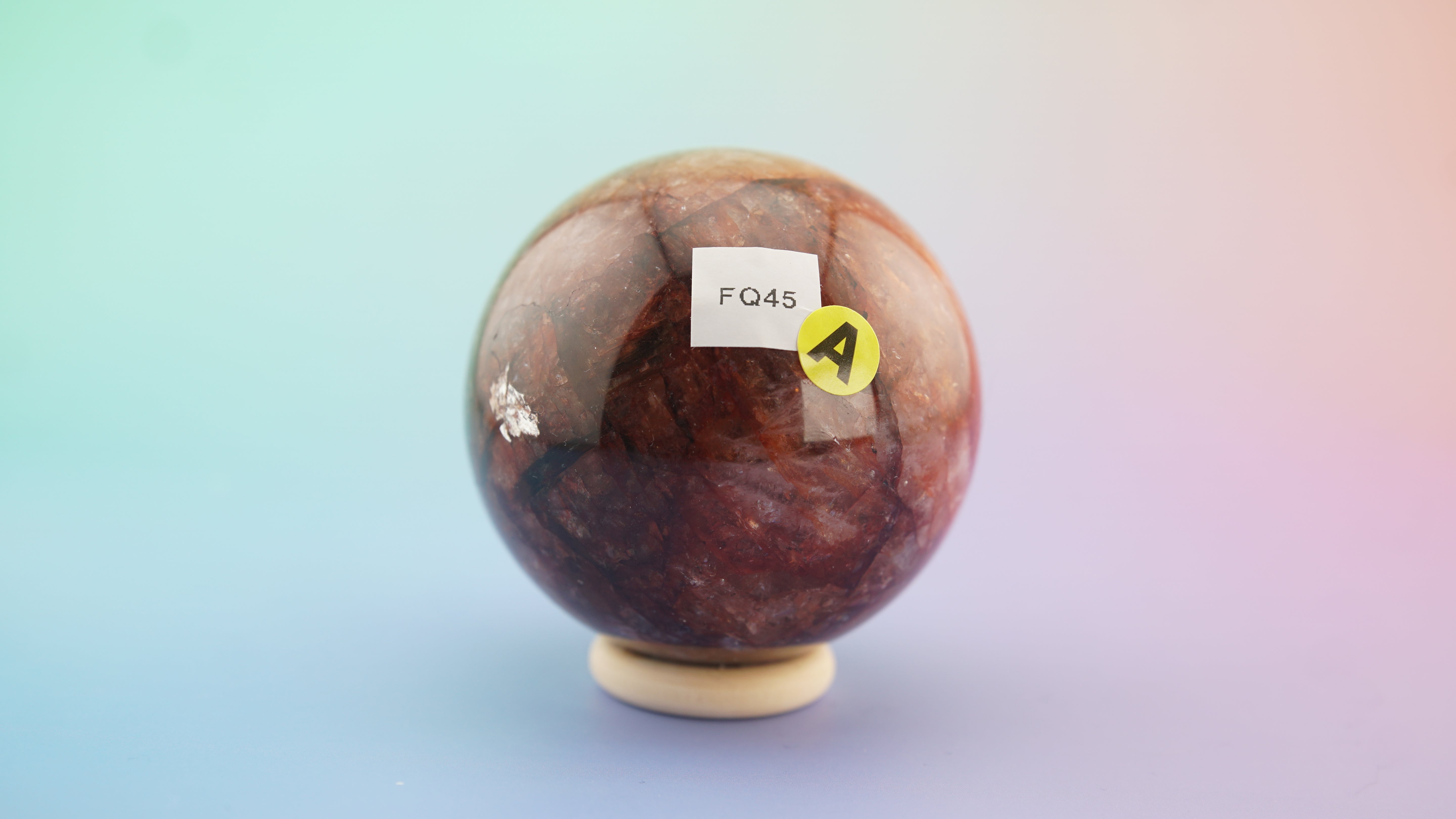 Fire Quartz Sphere | Stone Carving | Pick Your Favorite (A)