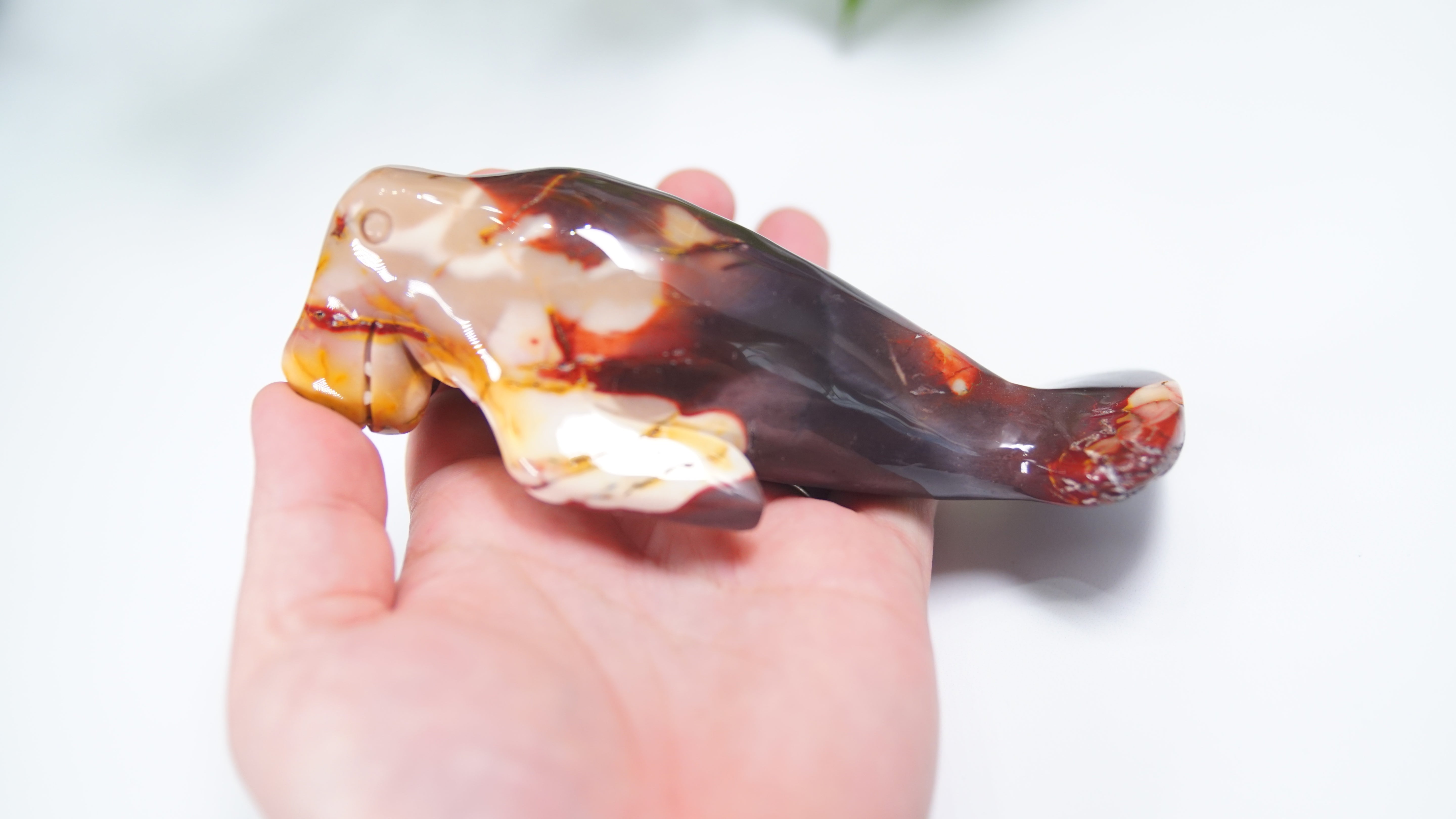 Mookaite Manatee Boutique Carving