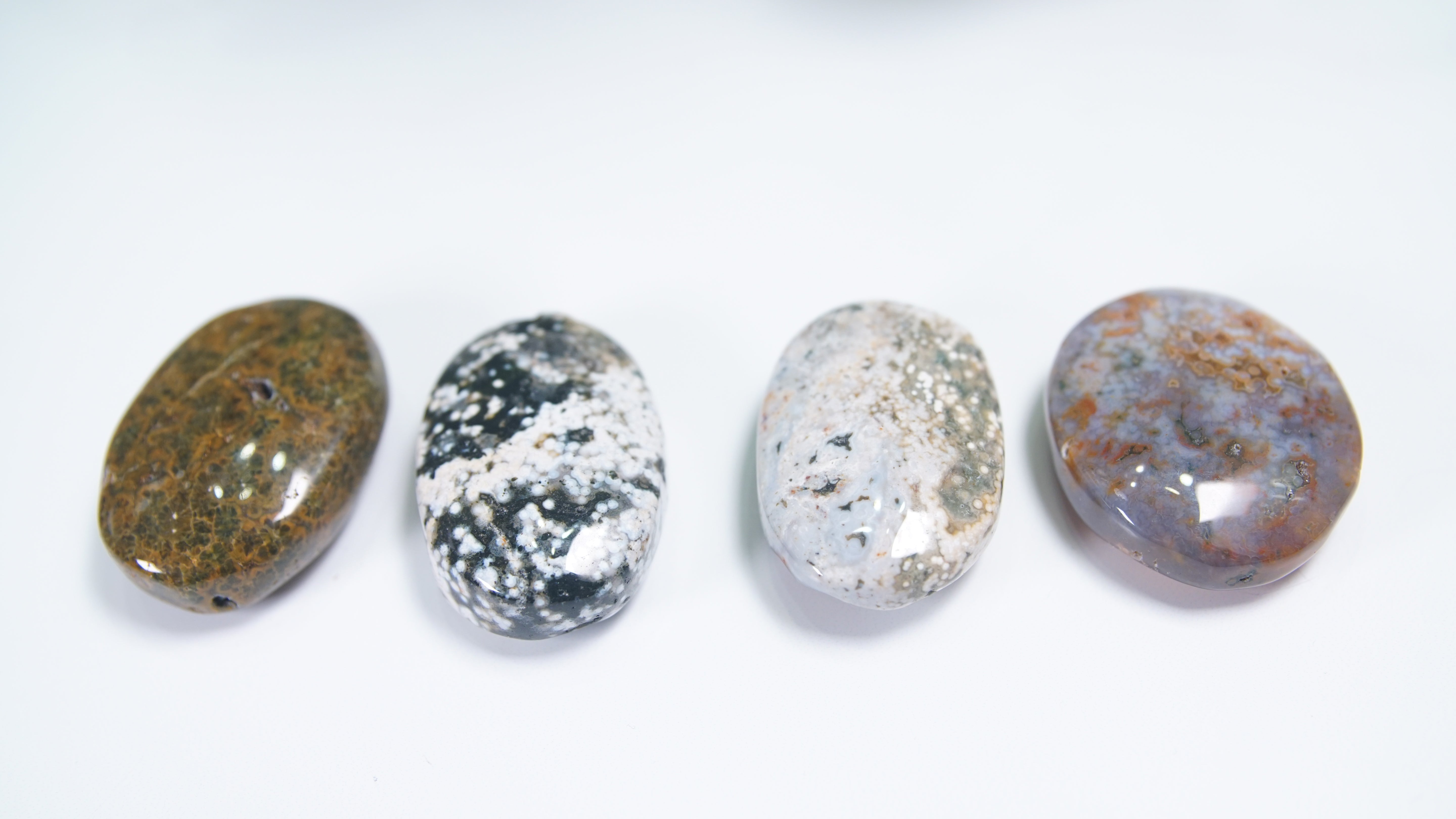 Ocean Jasper Palm Stones - Intuitively Selected