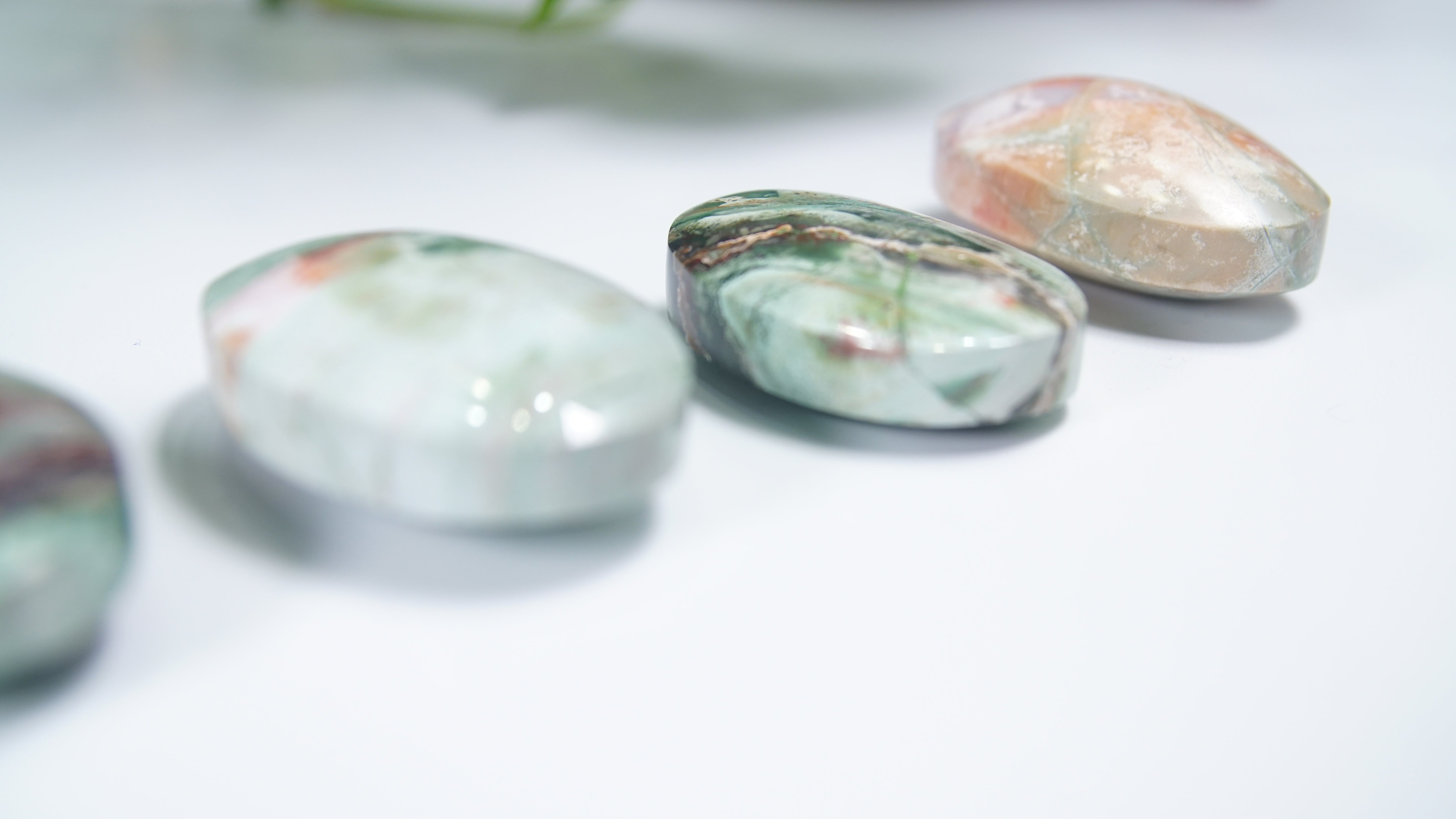 Unicorn Jasper Palm Stones - Intuitively Selected