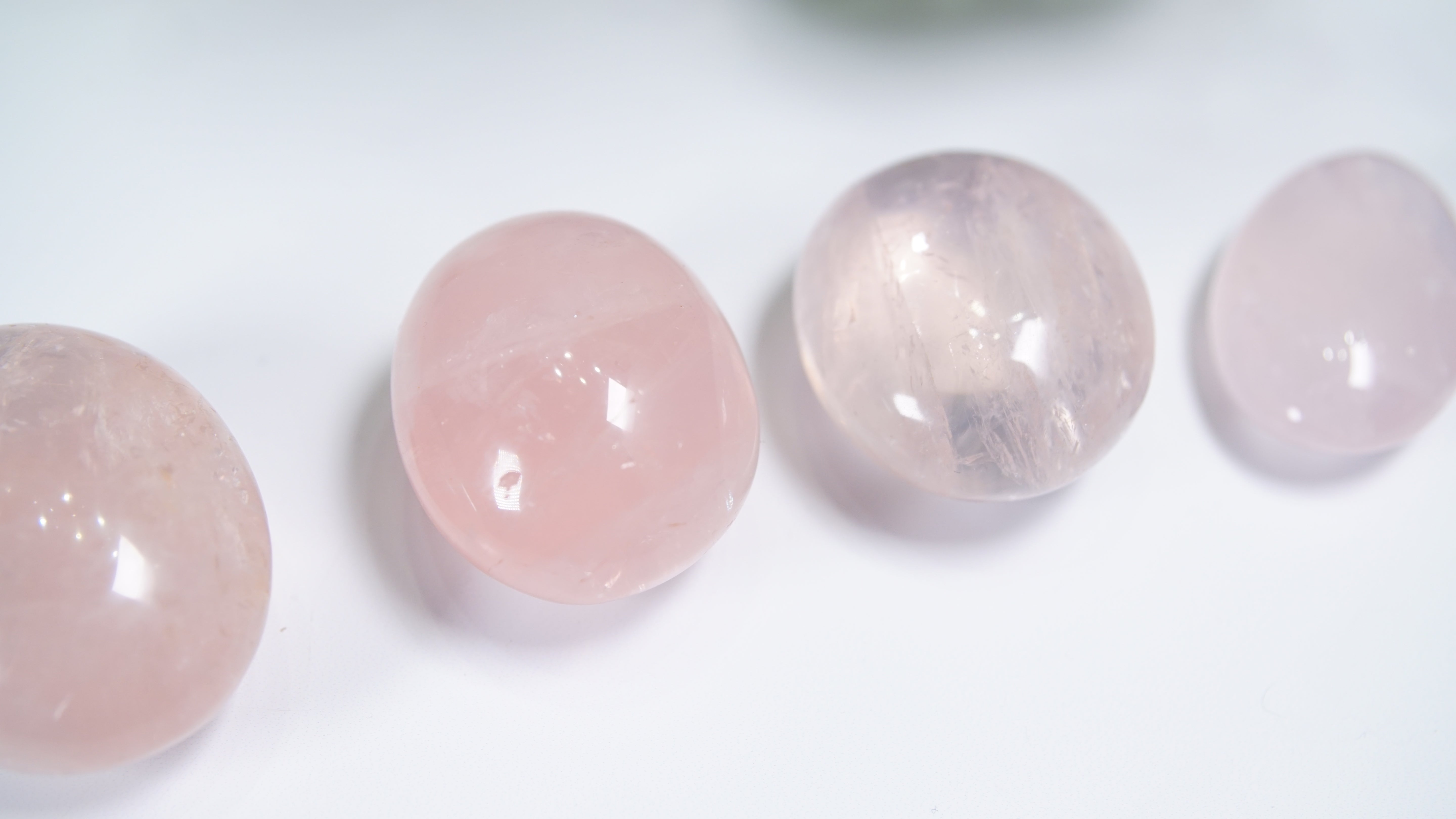 Star Rose Quartz Palm Stones - Intuitively Selected
