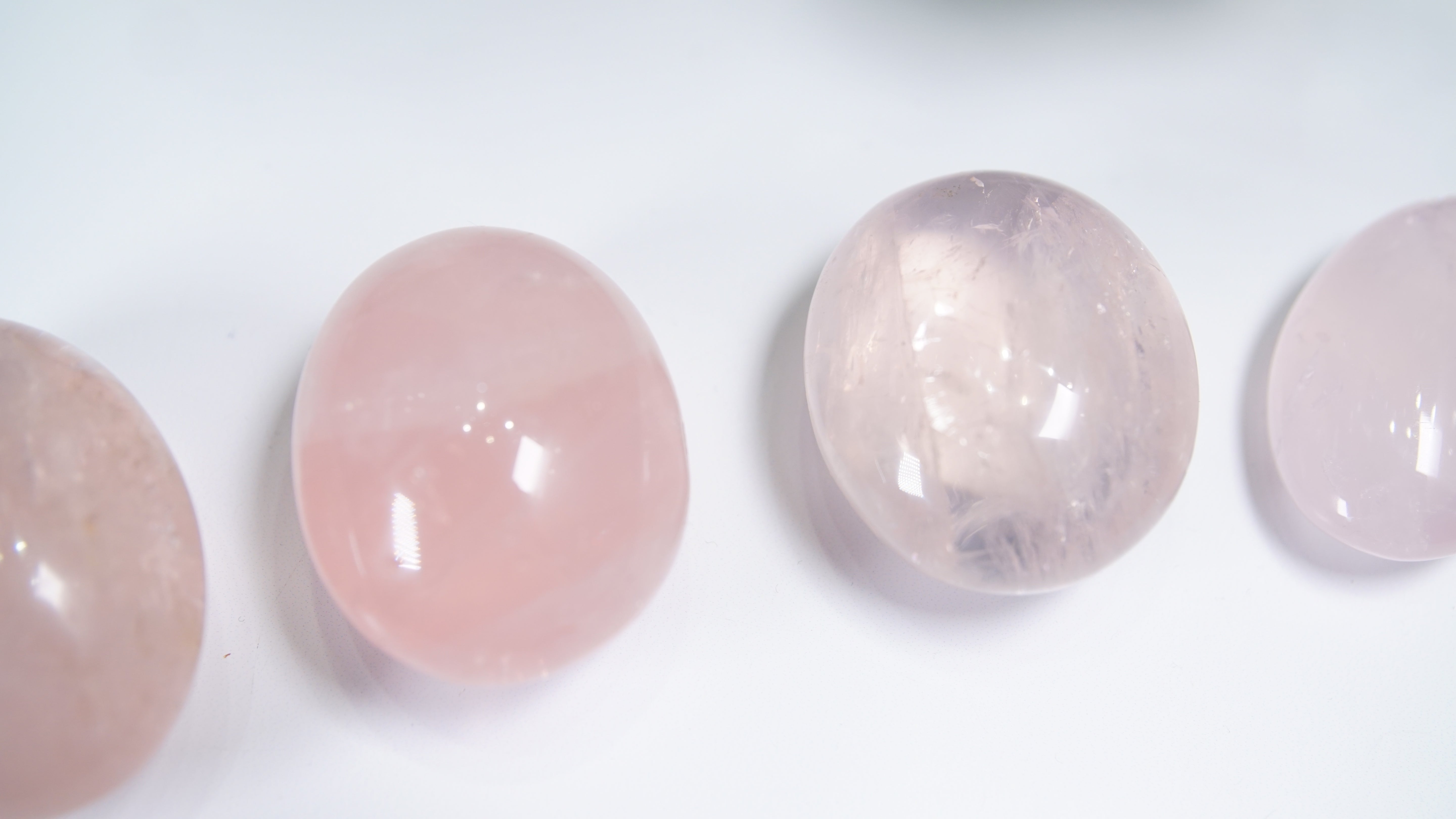 Star Rose Quartz Palm Stones - Intuitively Selected