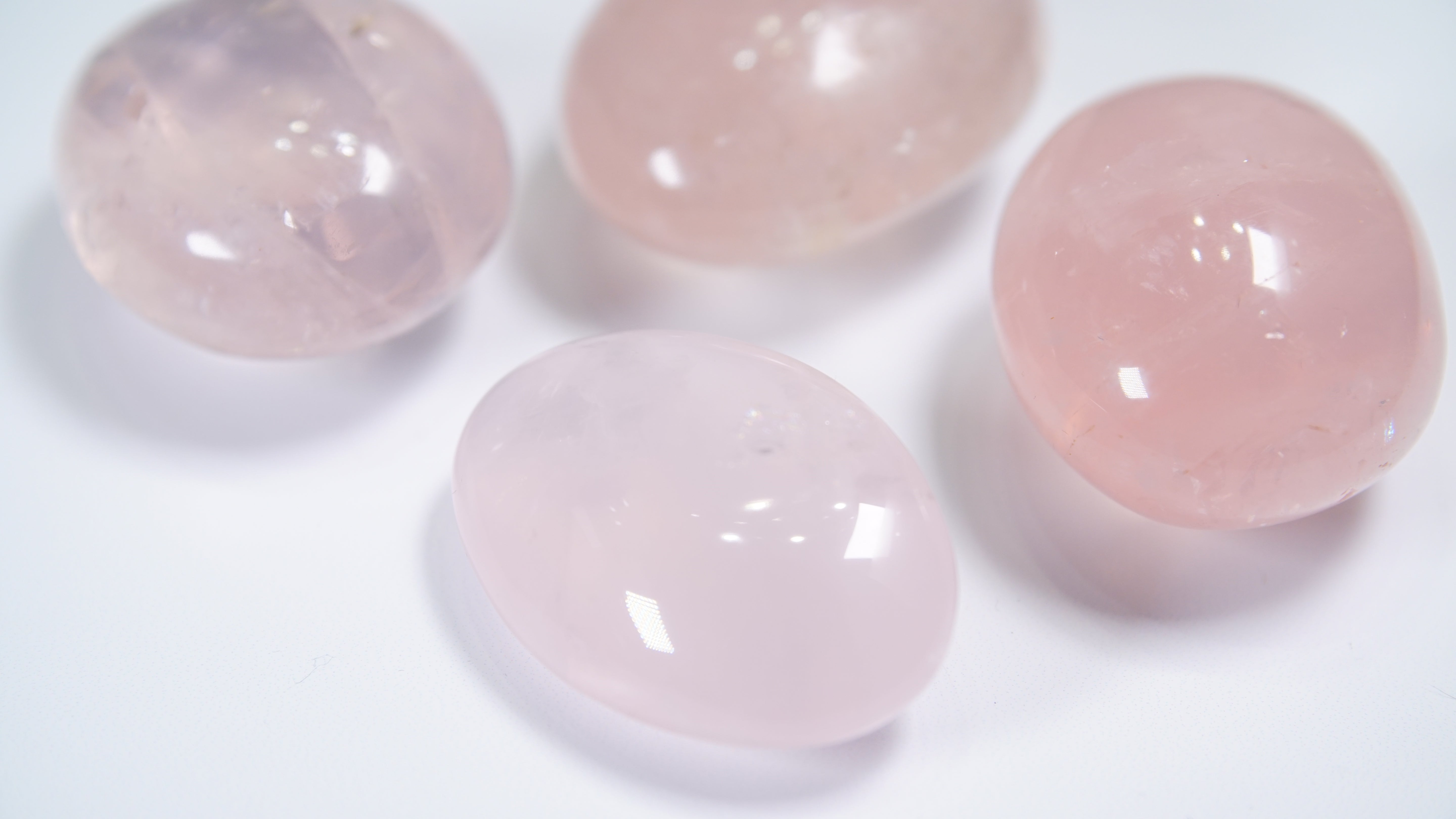 Star Rose Quartz Palm Stones - Intuitively Selected