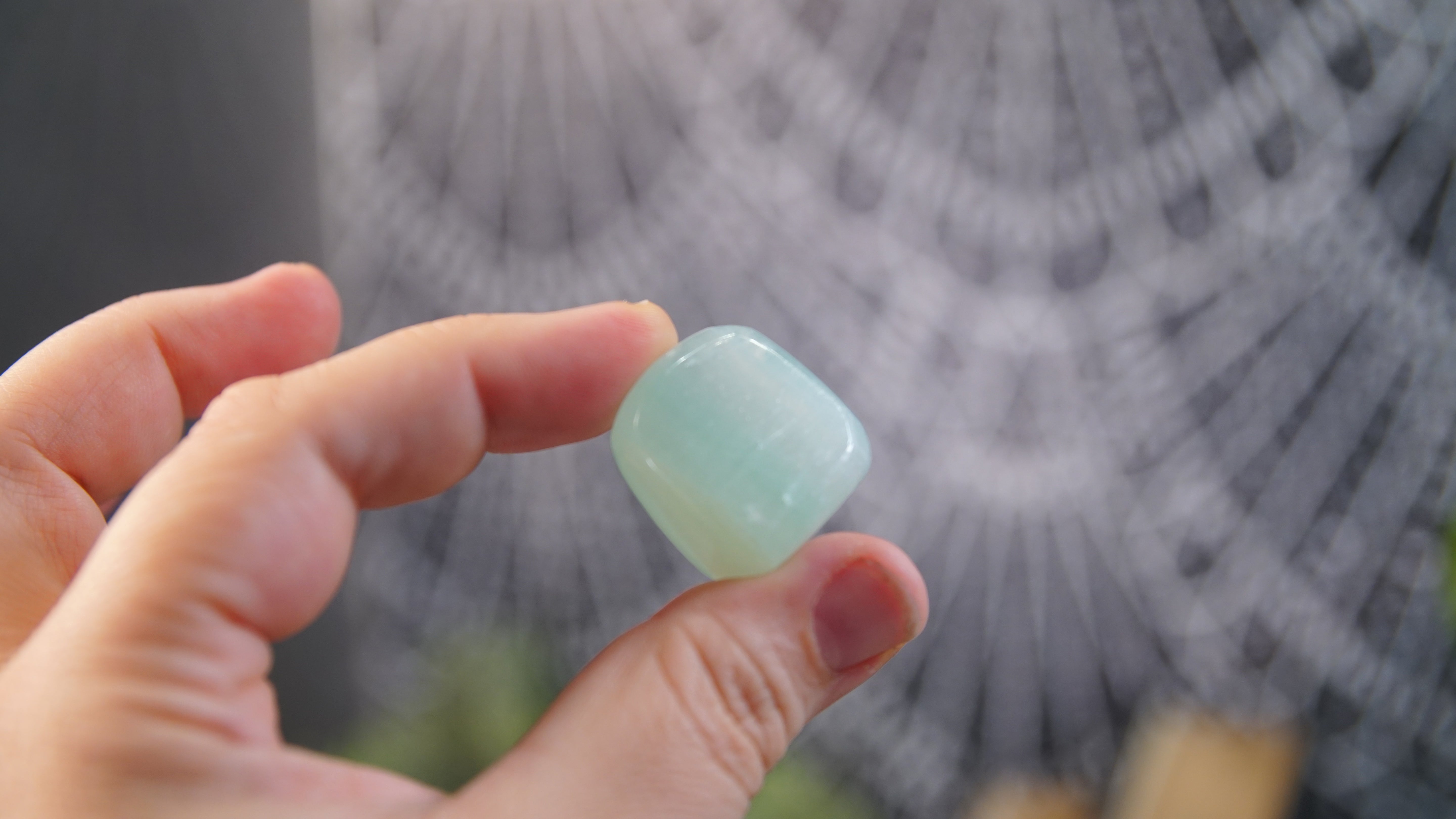 Pistachio Calcite Palms & Tumbles From Pakistan - Intuitively Selected