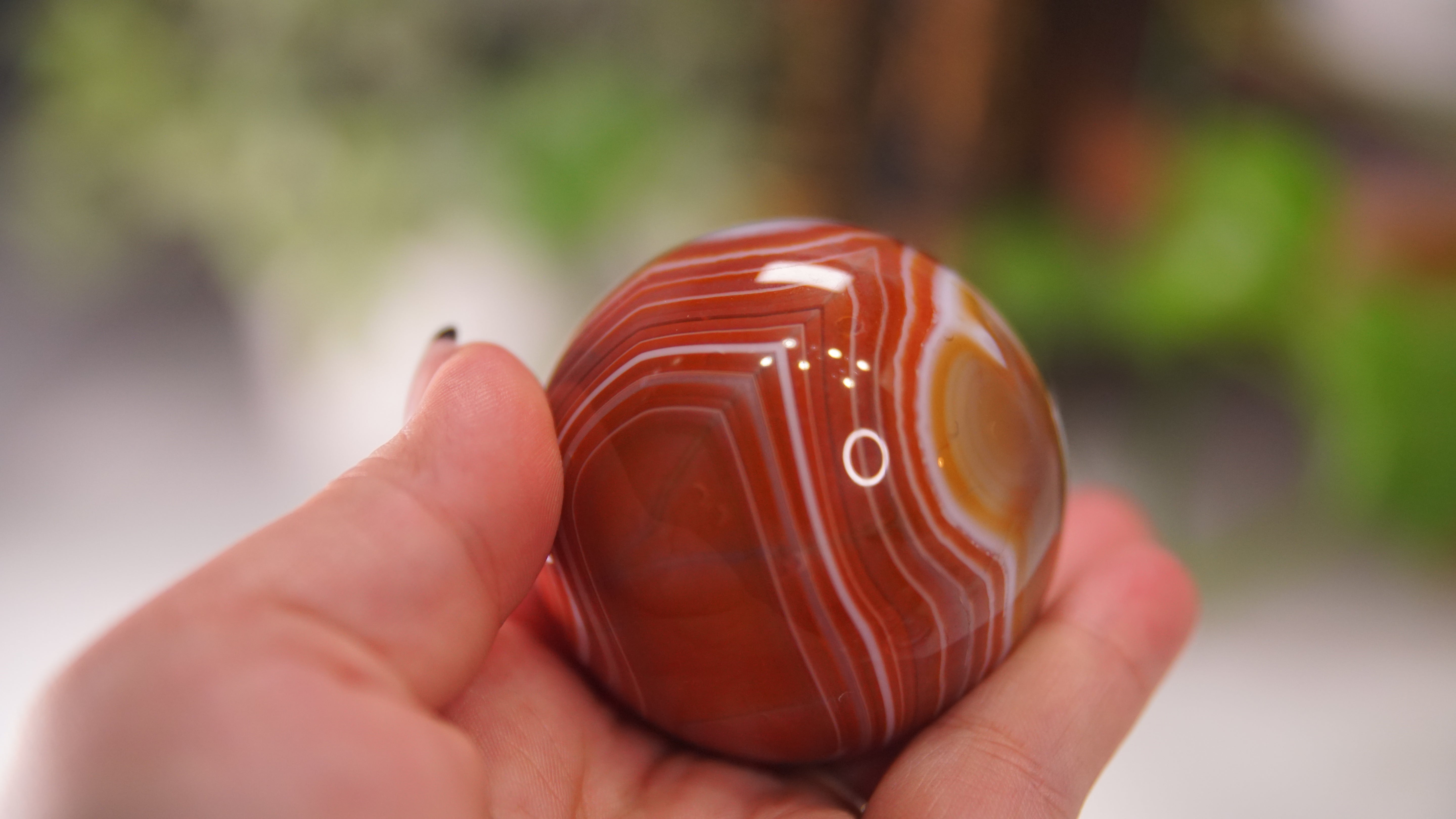 Stunning Carnelian Spheres | High Quality | US Seller (C)