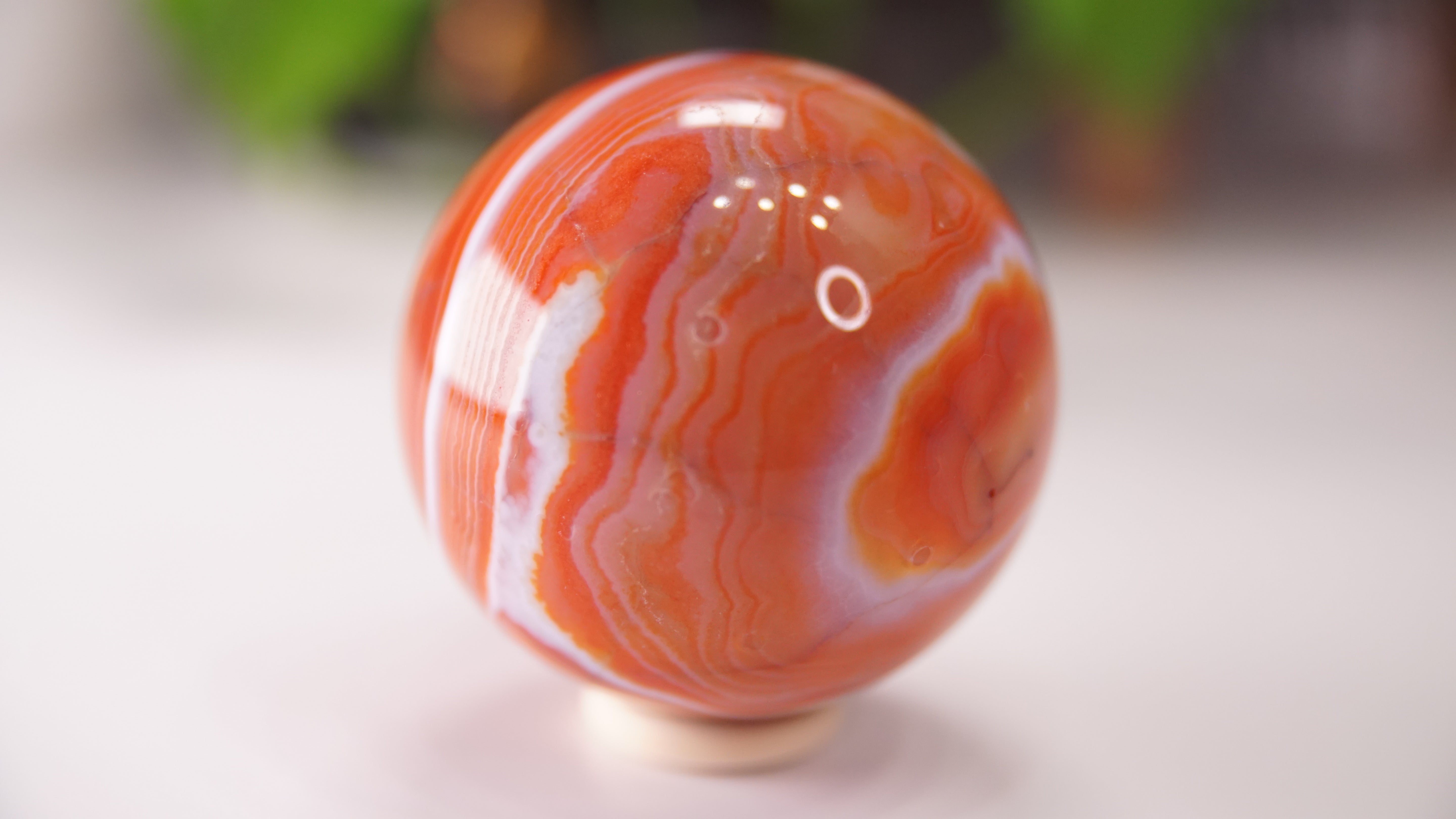 Stunning Carnelian Spheres | High Quality | US Seller (D)