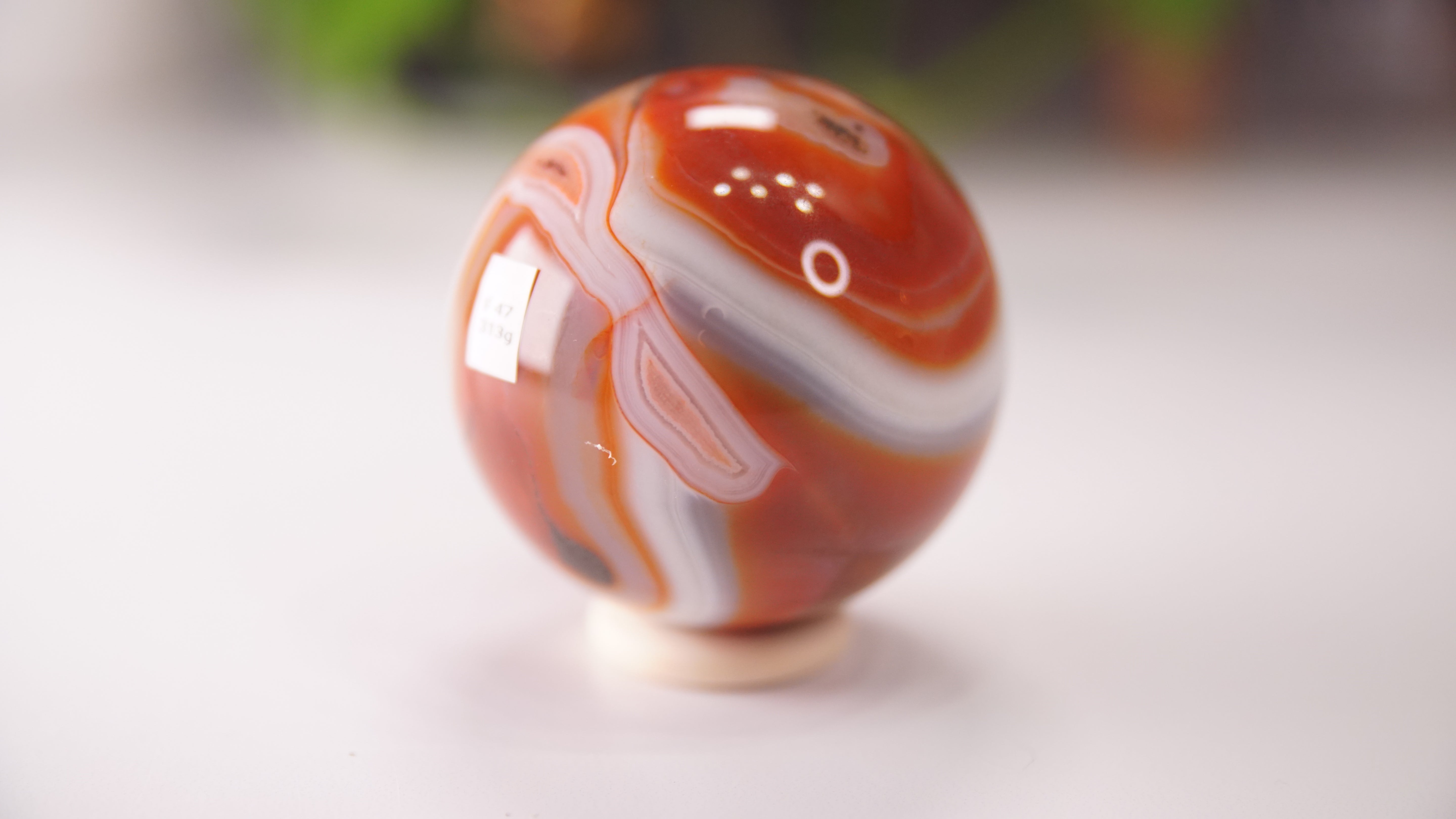 Stunning Carnelian Spheres | High Quality | US Seller (F)