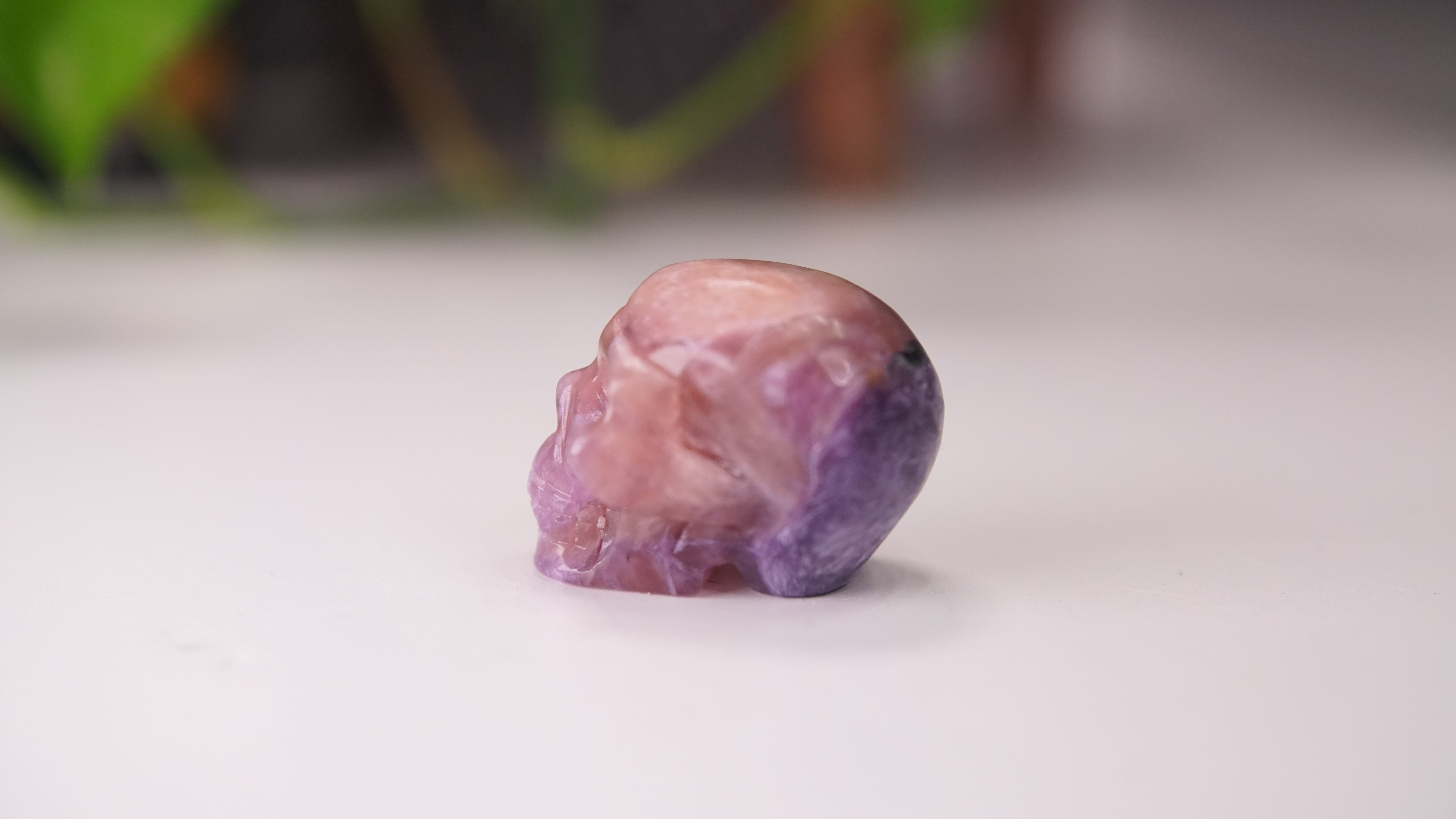 High Quality Charoite Crystal Carving (X)