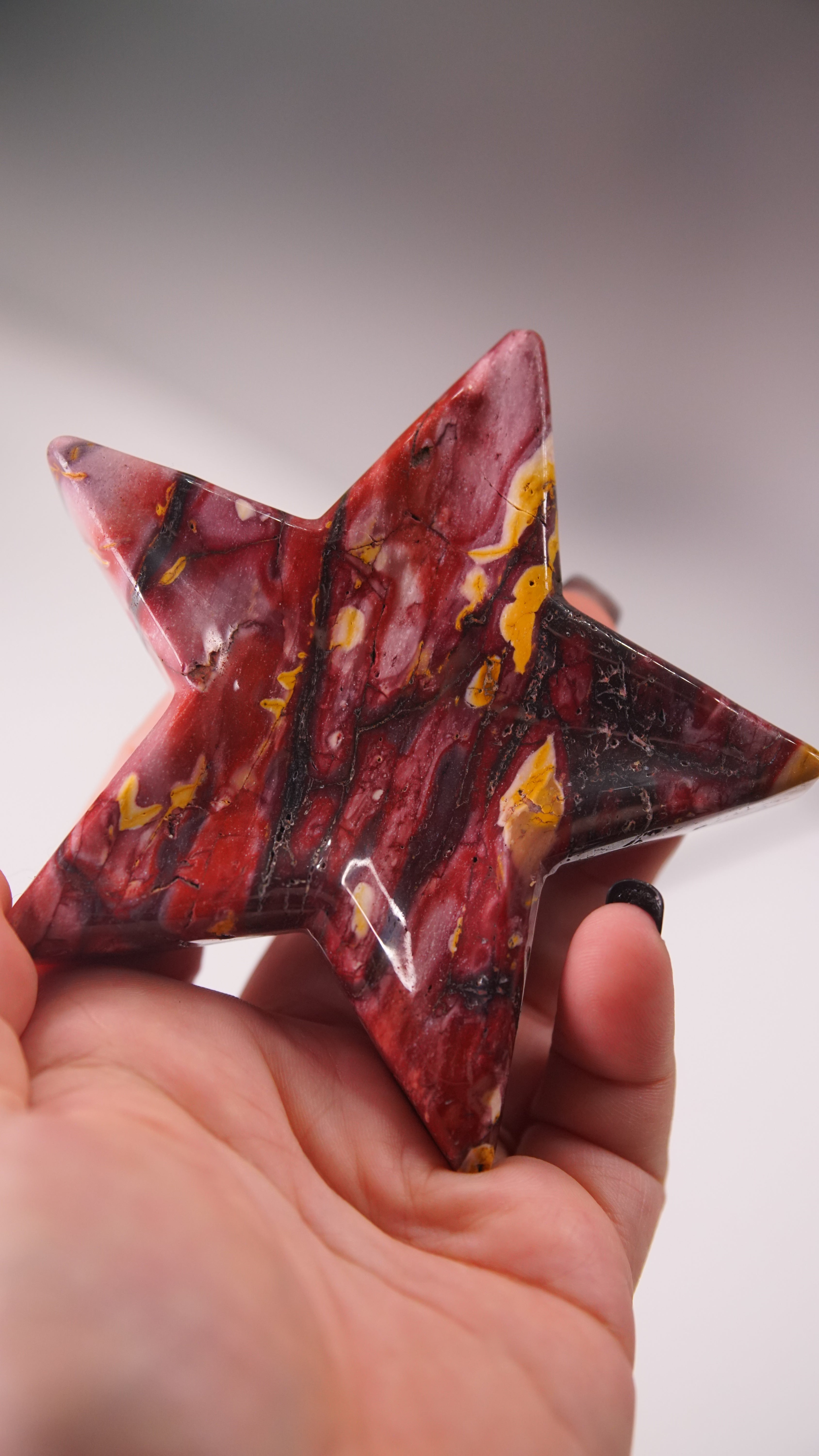 Mookaite Star Bowl Carving (N)