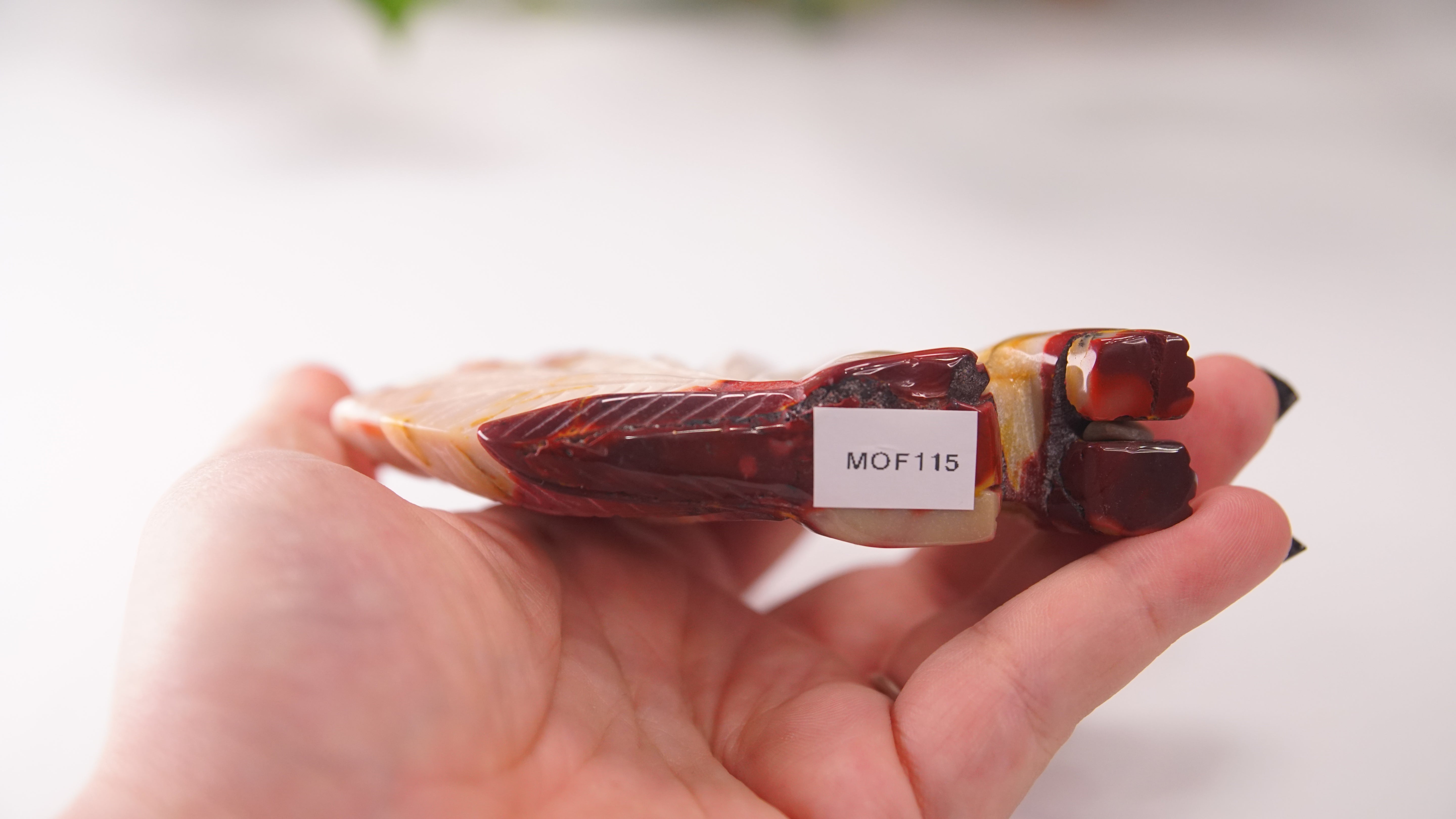Mookaite Hand Carved Fox Carving