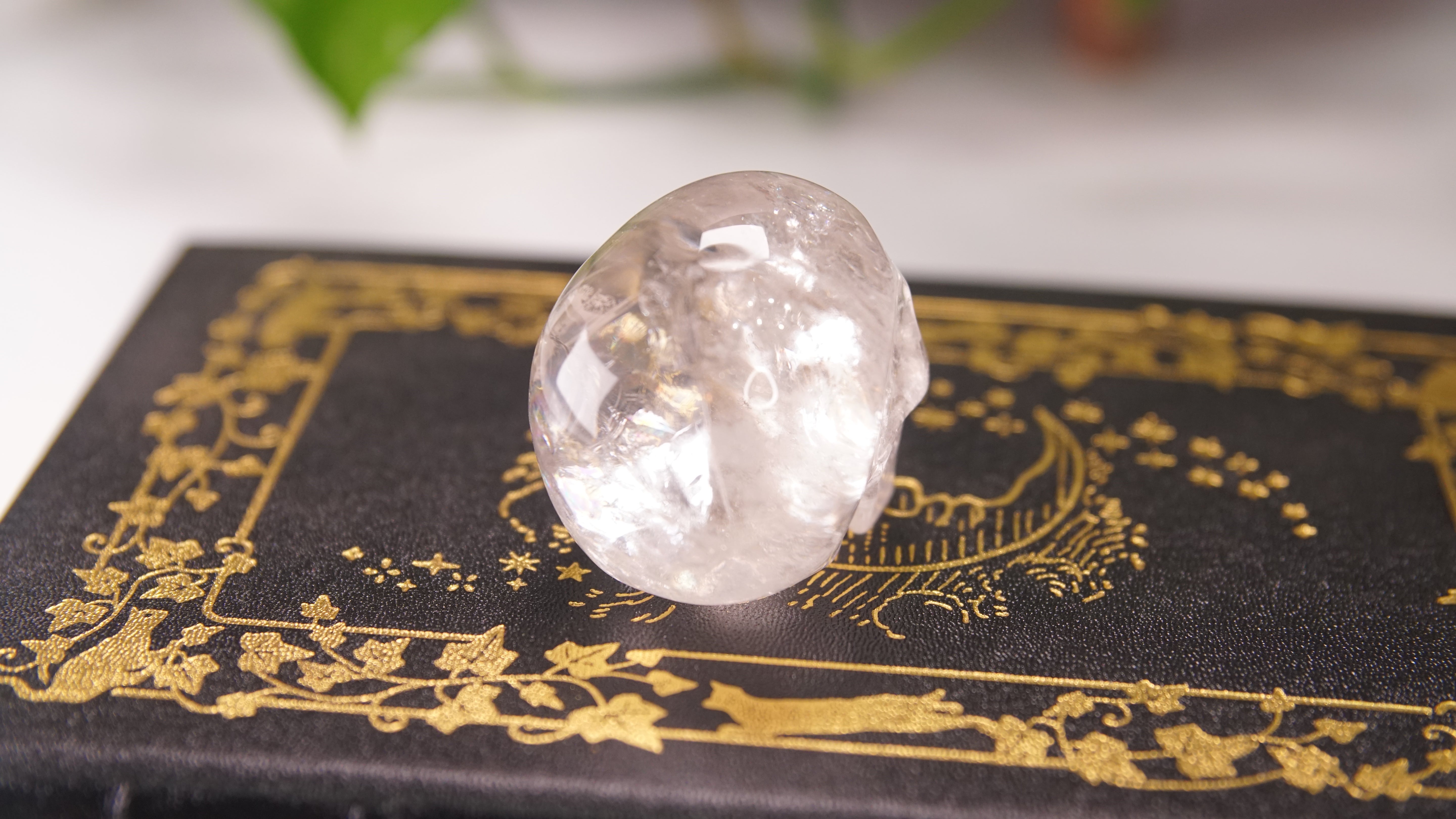 High Quality Clear Quartz With Inclusions Crystal Carving