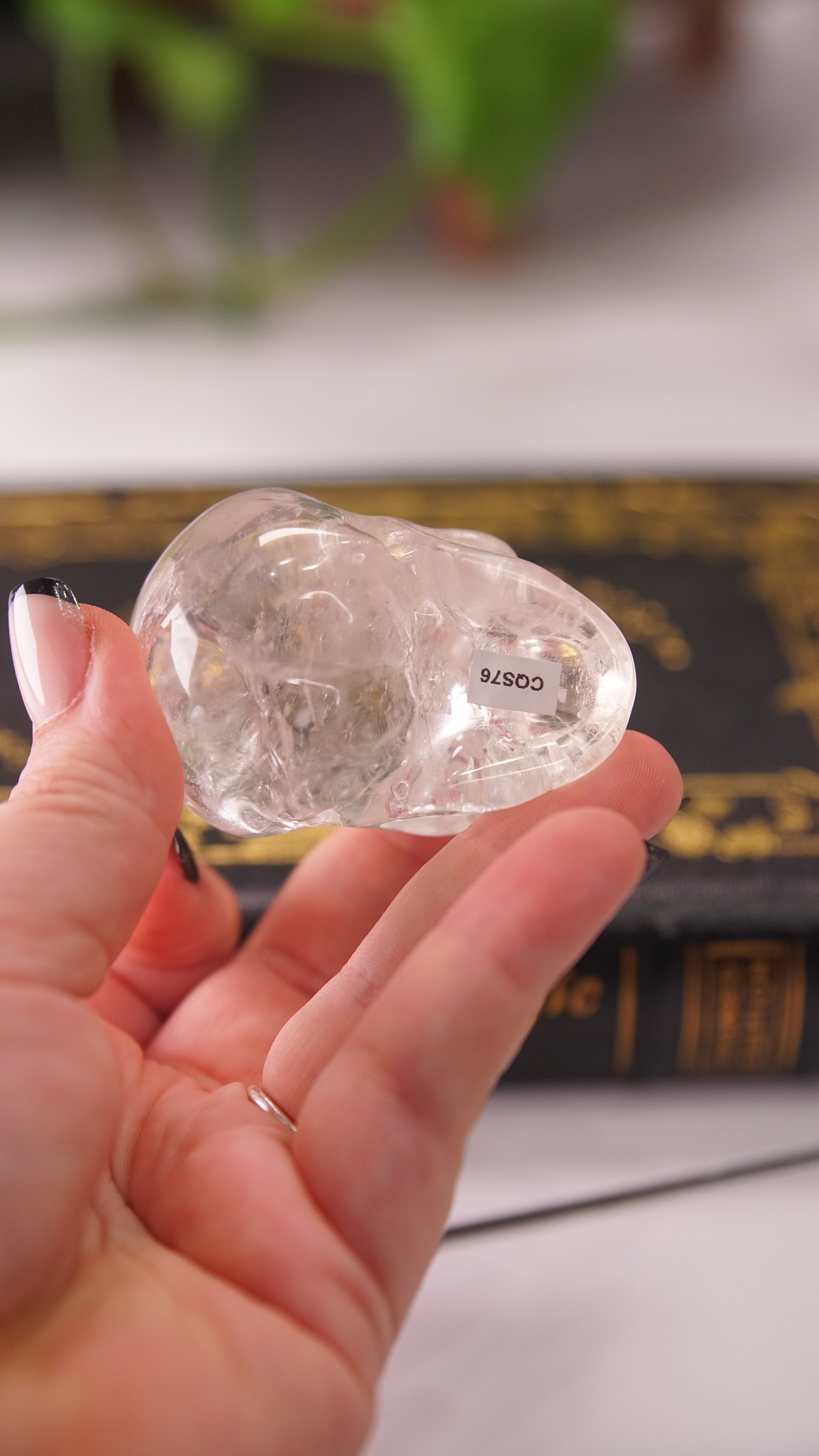 High Quality Clear Quartz With Inclusions Crystal Carving